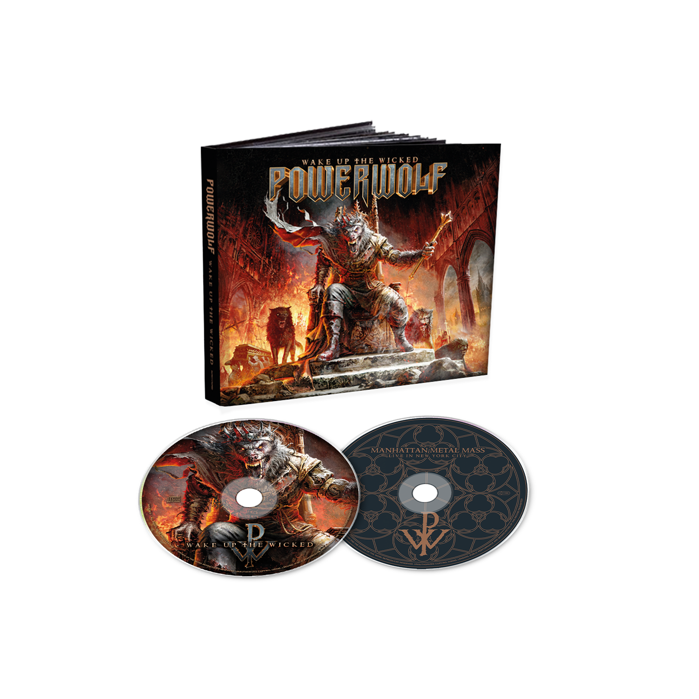 Powerwolf Wake Up The Wicked Mediabook CD + T-Shirt 354229