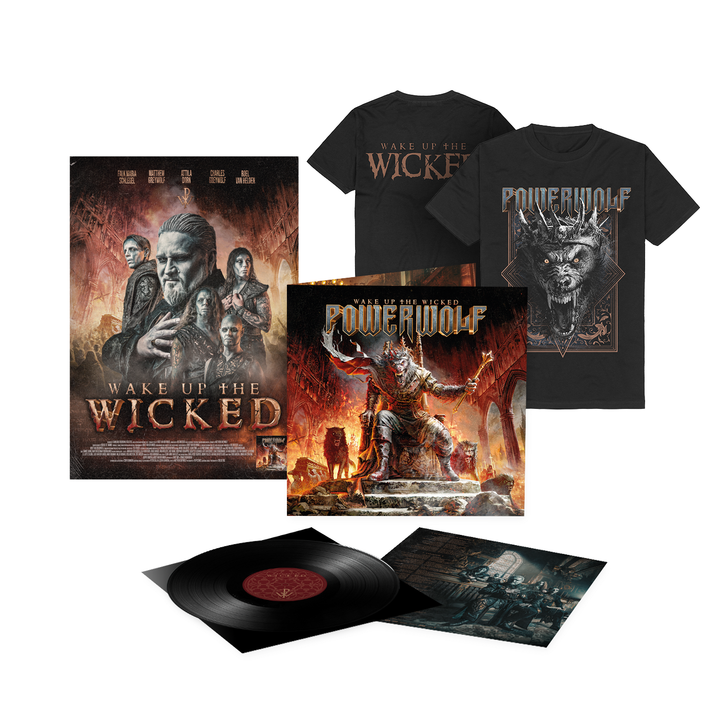 Powerwolf Wake Up The Wicked 1-LP Gatefold (inkl. Poster) + T-Shirt 354365