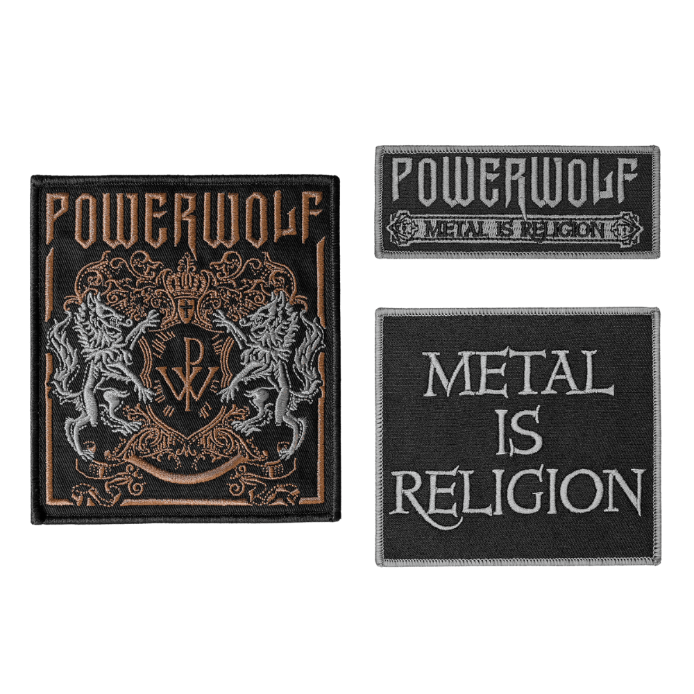 Powerwolf Crest & Logo Patch Set 435143