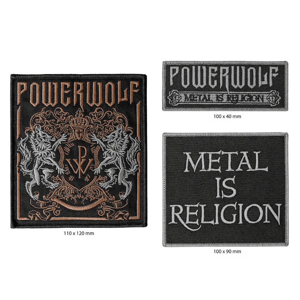 Powerwolf Crest & Logo Patch Set 435139