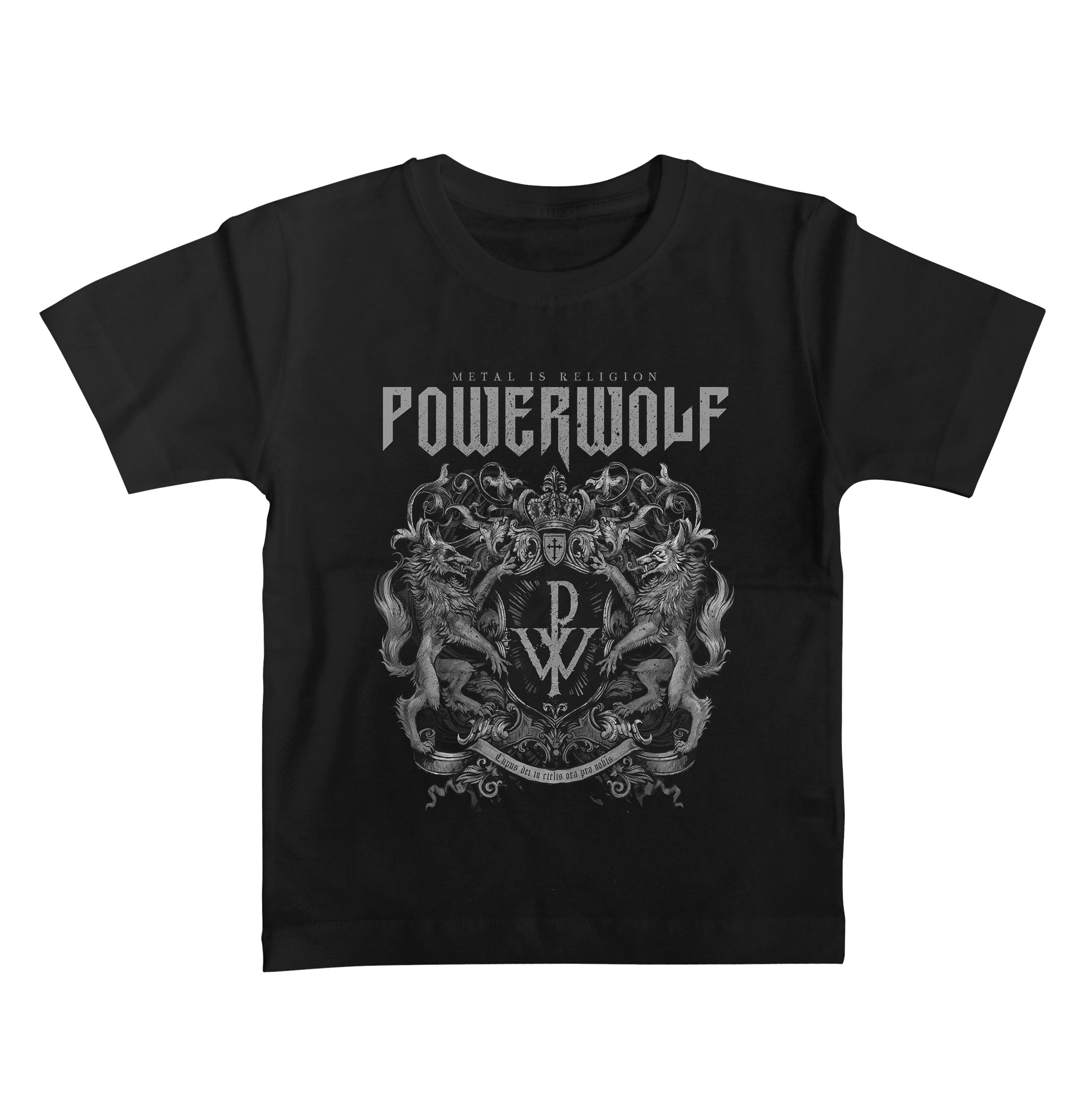 Powerwolf Crest - Metal Is Religion Kinder Shirt 409233