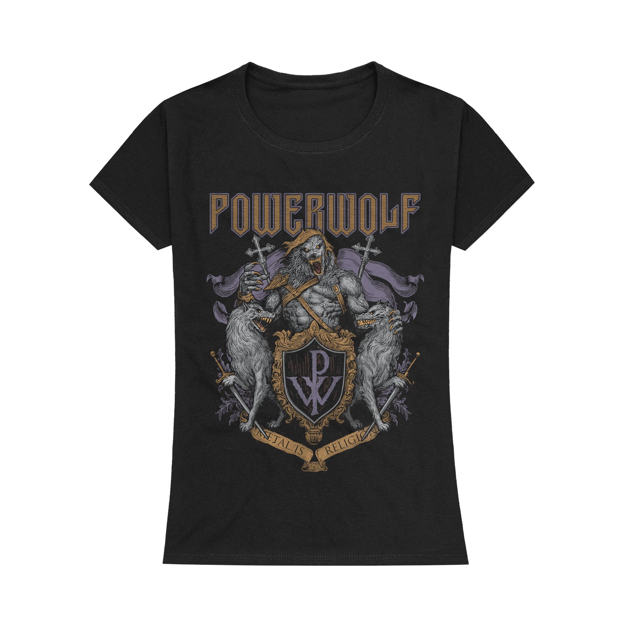 Powerwolf Medieval Girlie Shirt 432739