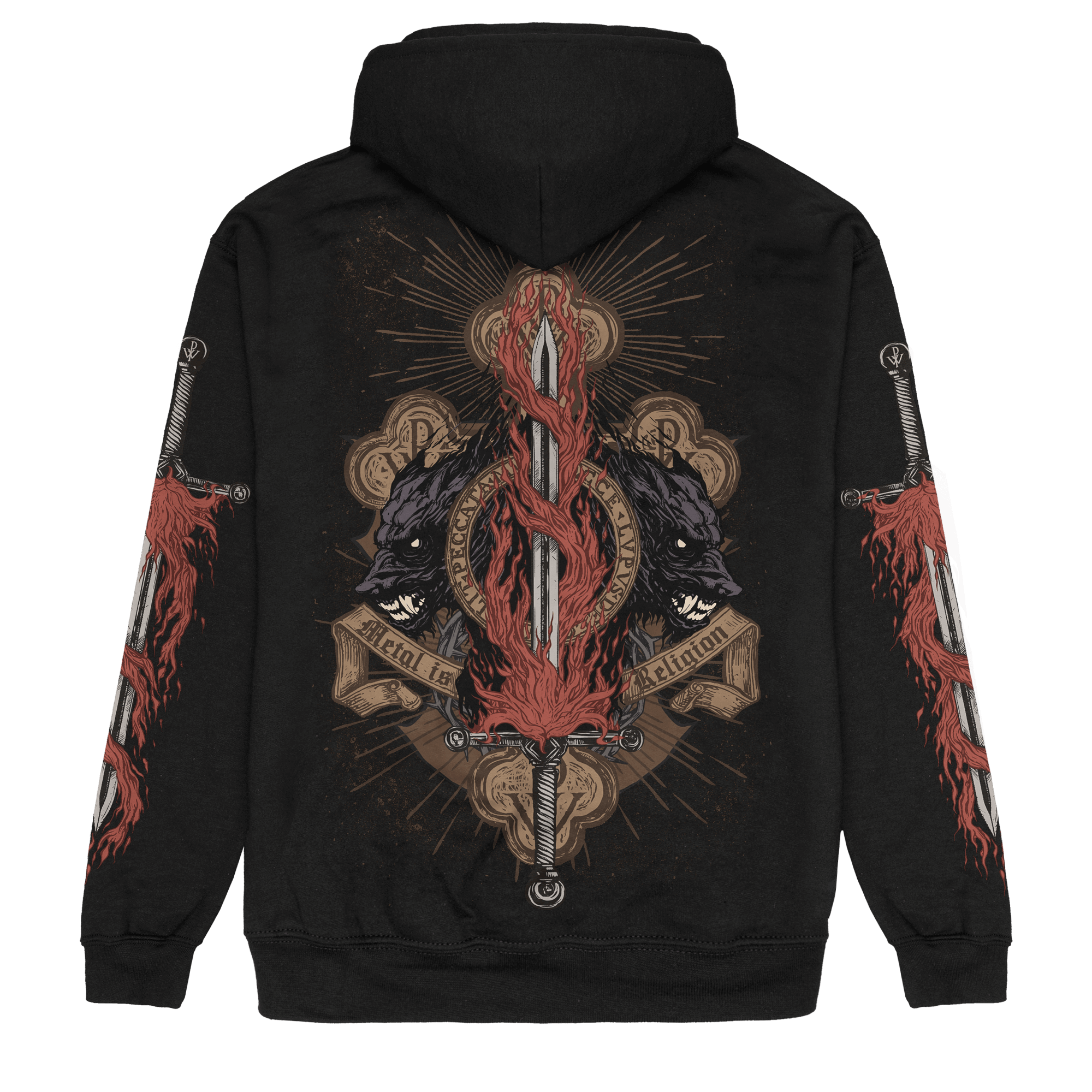 Powerwolf Sermon Of Swords Kapuzenjacke 237337