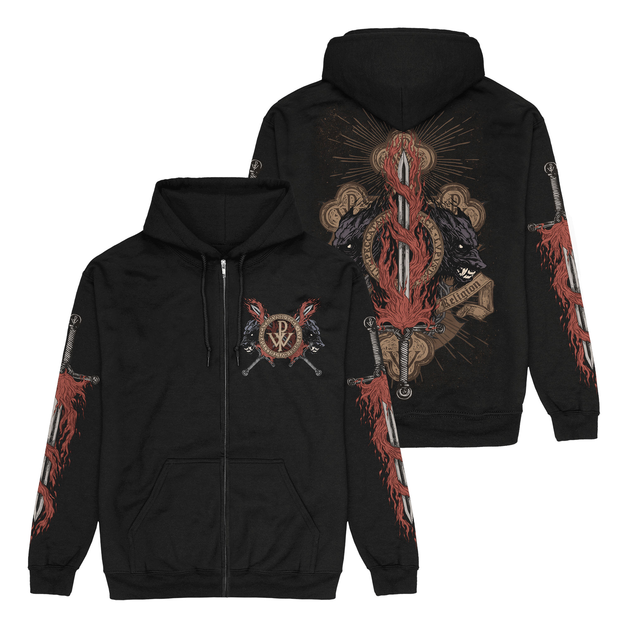 Powerwolf Sermon Of Swords Kapuzenjacke 276502