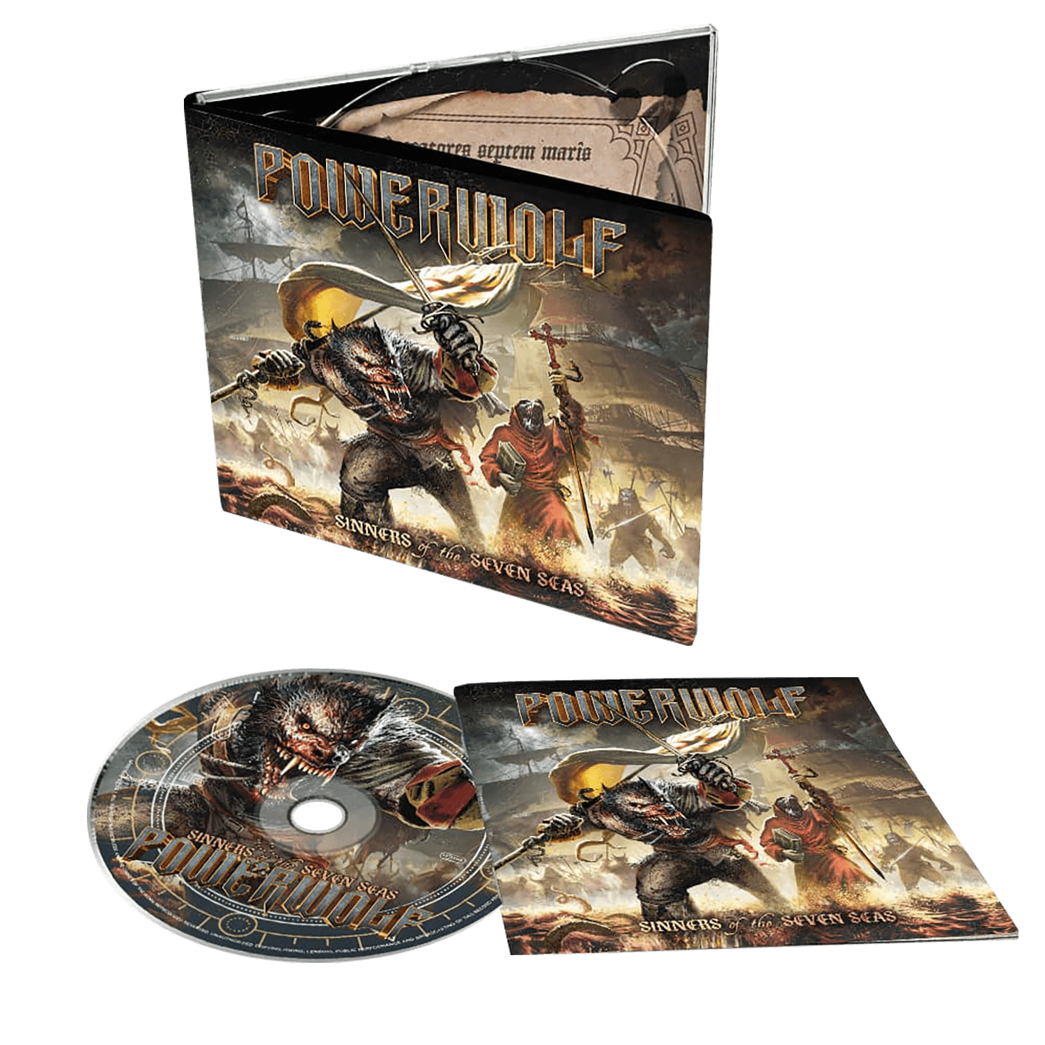 Powerwolf Sinners of the Seven Seas 1-CD Digipac 363133