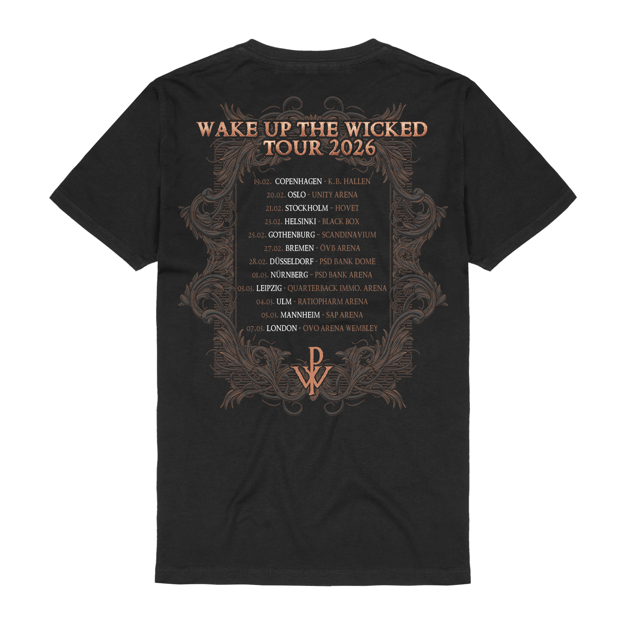 Powerwolf Wake Up The Wicked Tour 2026 T-Shirt 432717