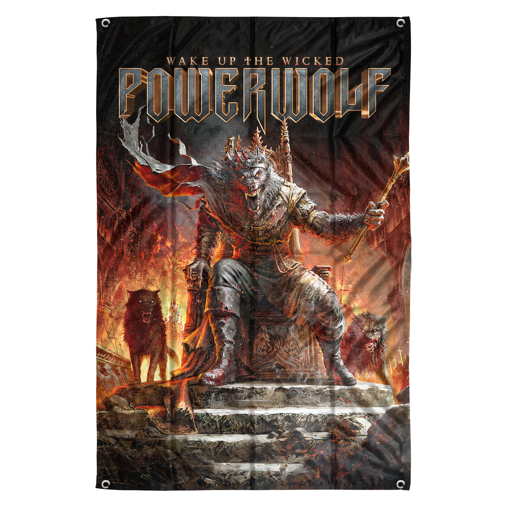 Powerwolf Wake Up The Wicked Flagge 370904