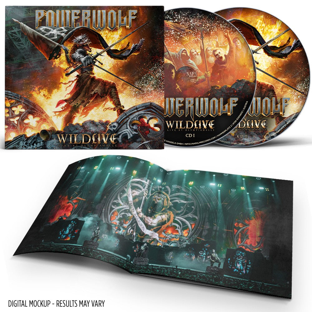 Powerwolf Wildlive (Live at Olympiahalle) 2CD Digipack (24p Booklet) 411729