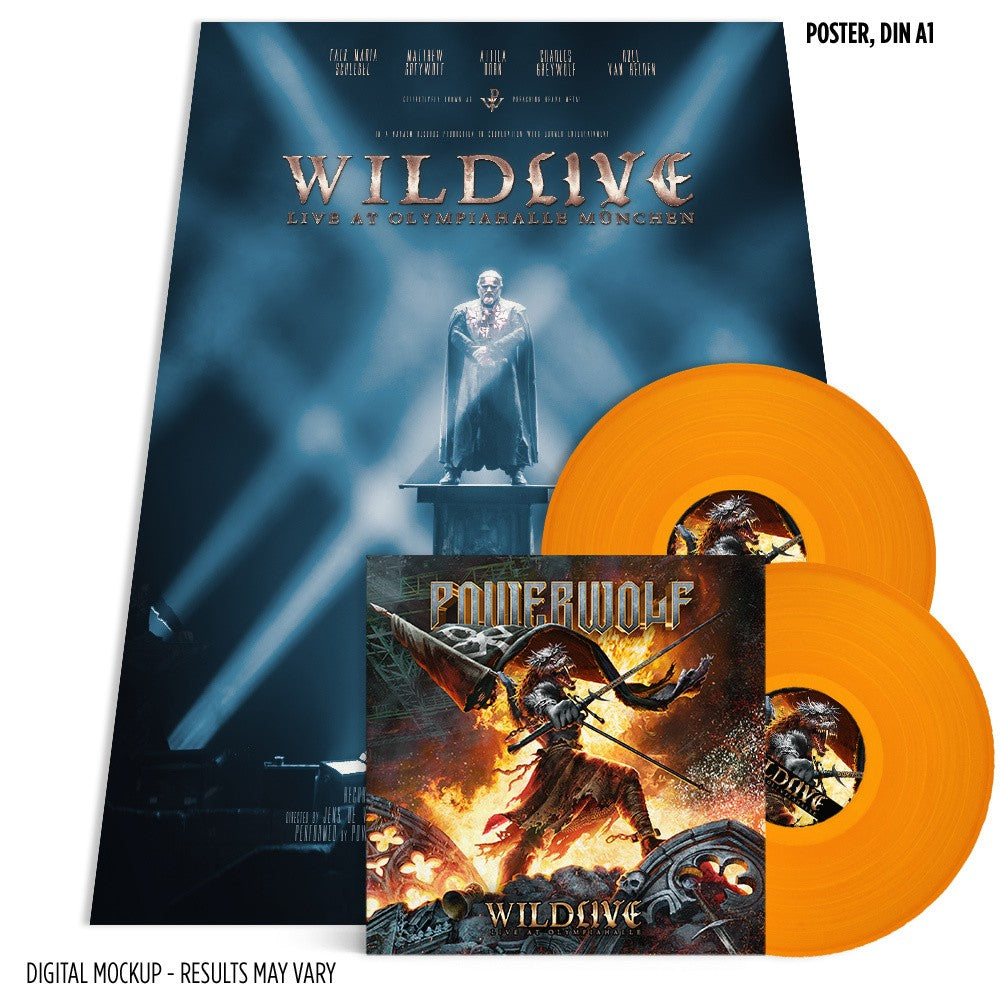 Powerwolf Wildlive (Live at Olympiahalle) 2LP exclusive coloured Vinyl  411737