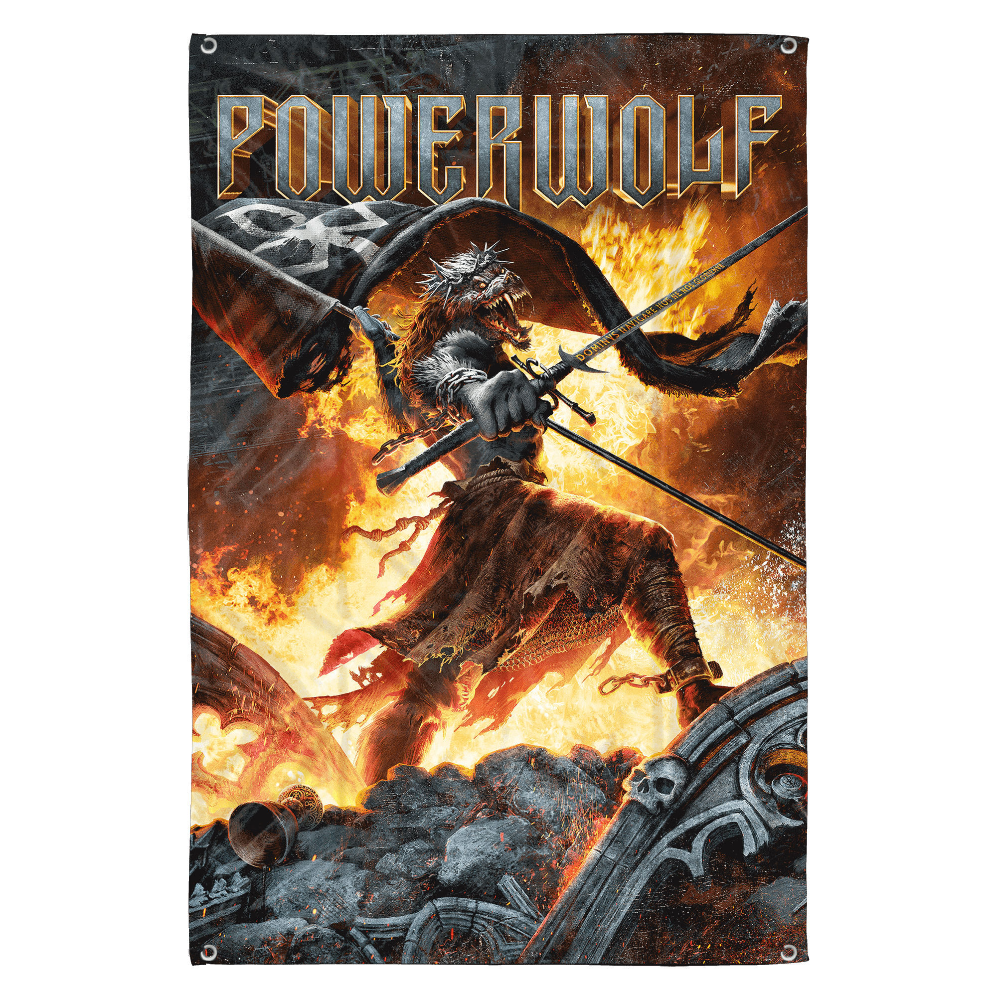 Powerwolf Wildlive Flagge 432747