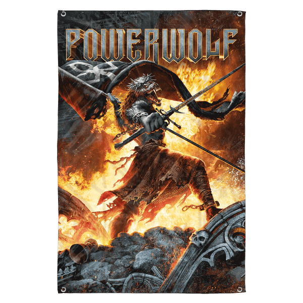 Powerwolf - Wildlive (Flagge)