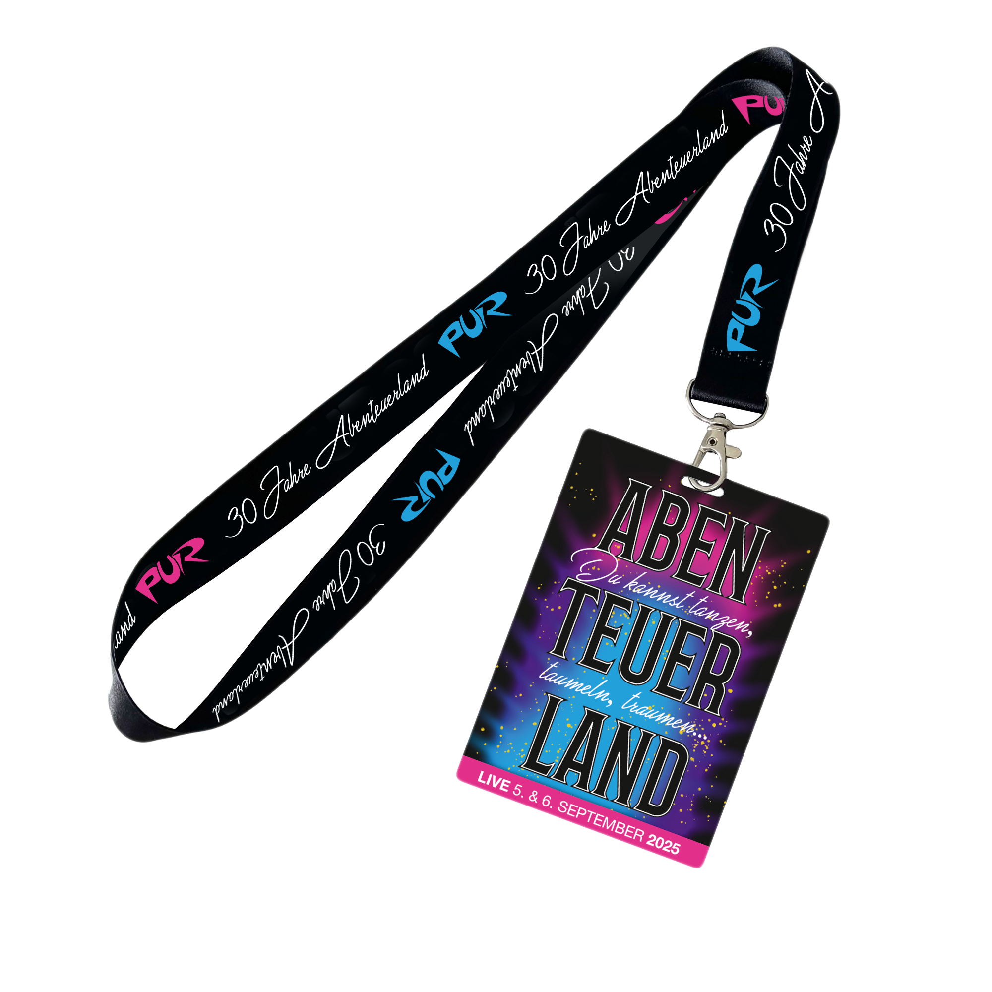 Pur 30 Jahre Abenteuerland  Lanyardkarte 415580