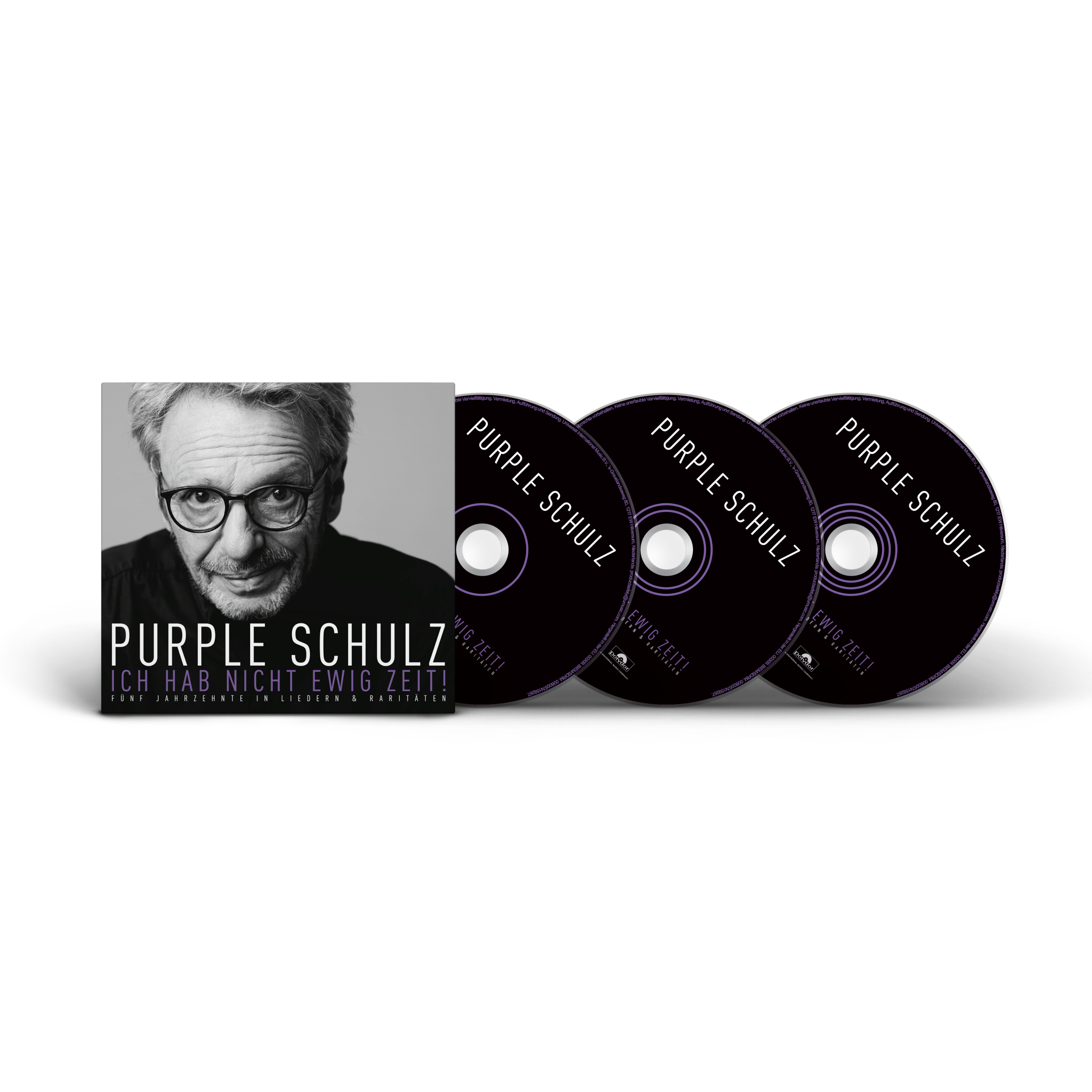Purple Schulz Ich hab' nicht ewig Zeit! Aus fünf Jahrzehnten - Hits & Raritäten CD Digipack 455561