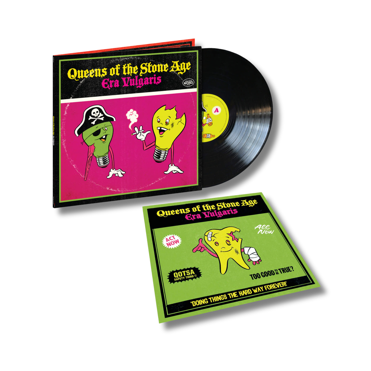 Queens Of The Stone Age Era Vulgaris (Vinyl Reissue) Black Vinyl LP - 180g, Gatefold 459579