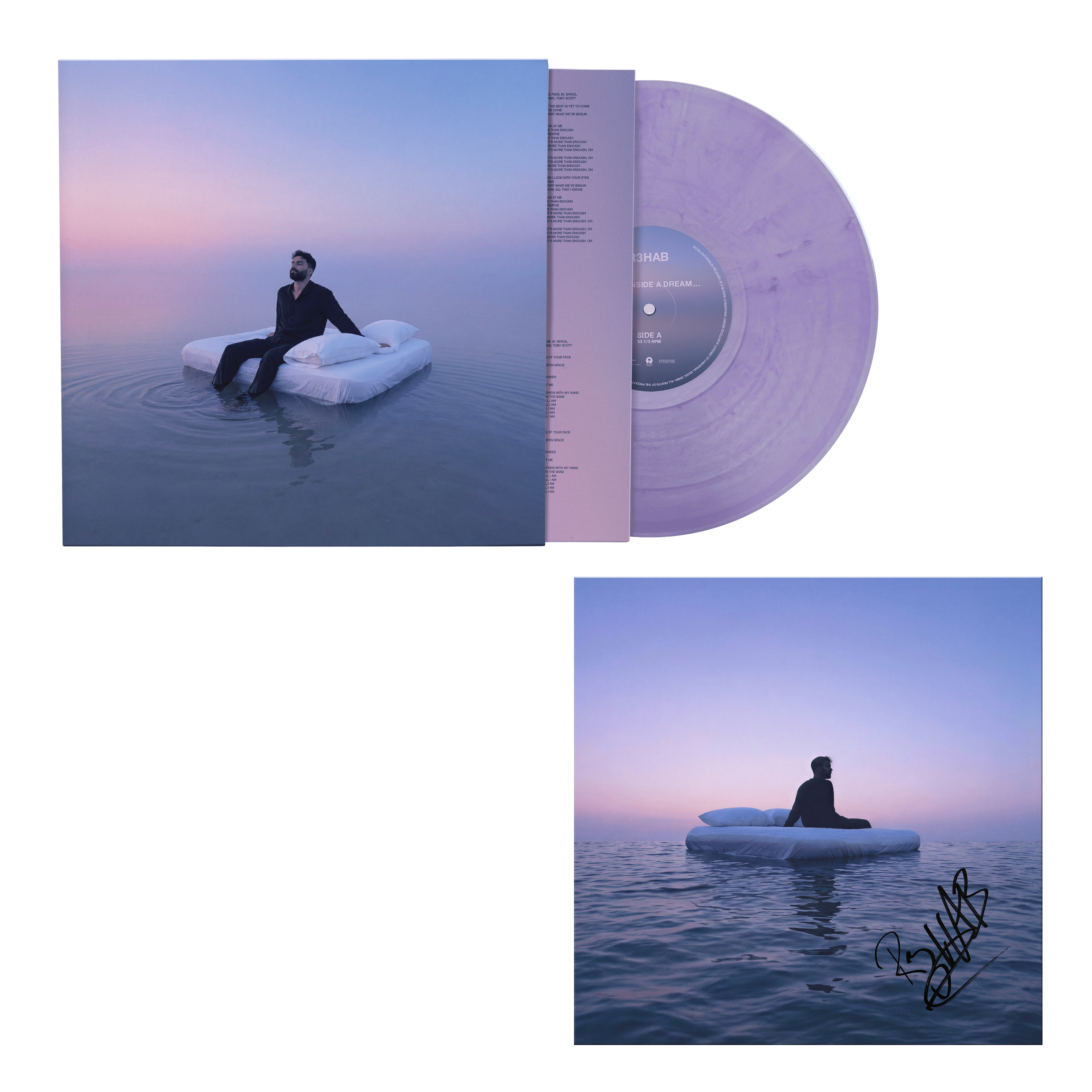 R3HAB Dream inside a dream... Ltd. Marbled 1LP + Signed Artcard 448200
