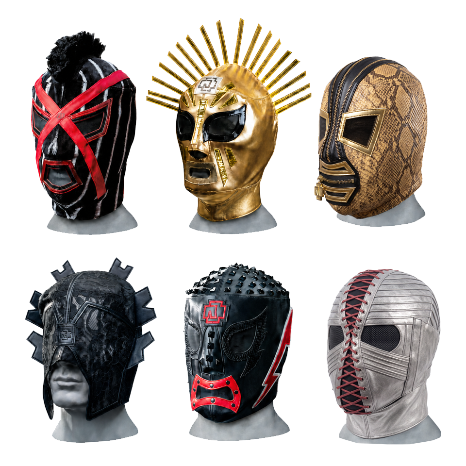 Rammstein Live in Mexico City  Ltd. Lucha Libre Head & Mask Edition Box Set 460721