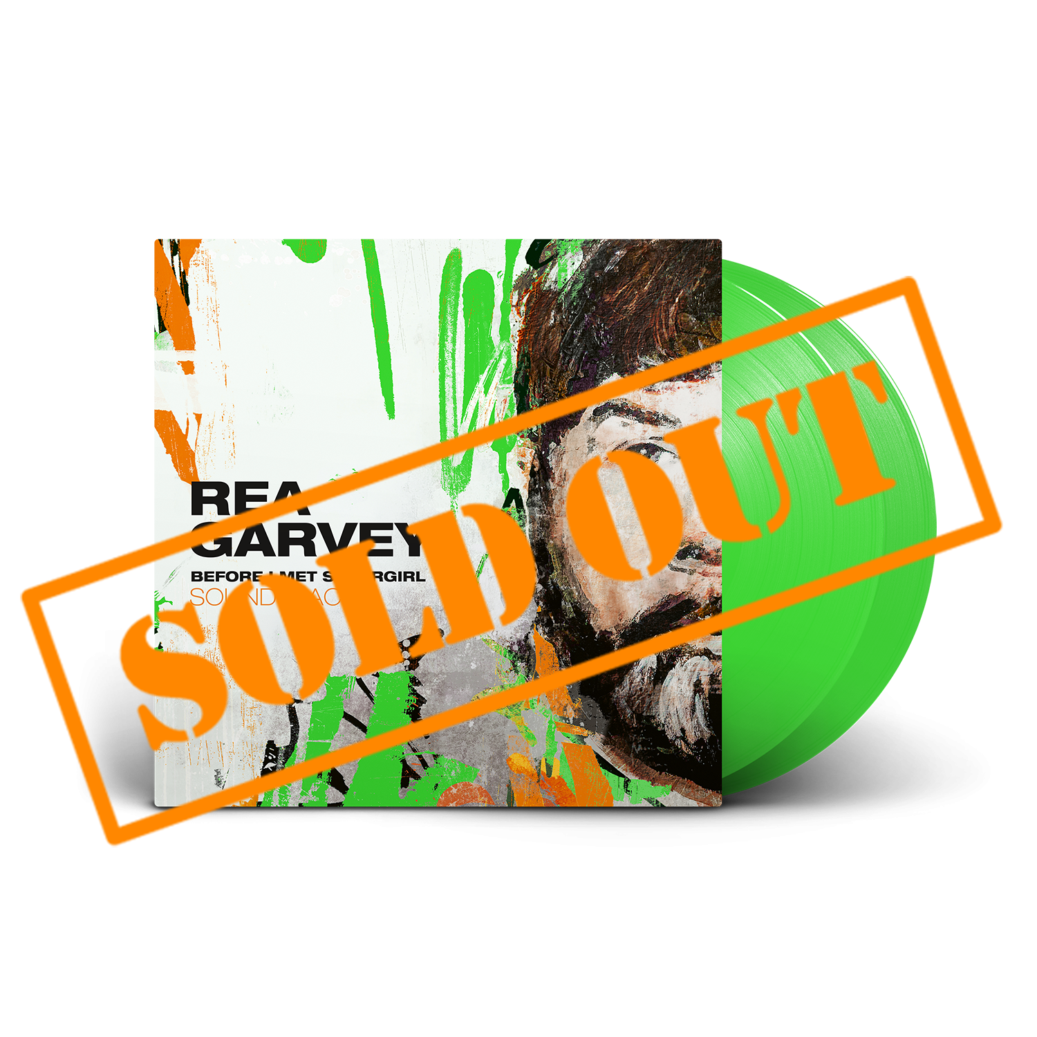 Rea Garvey Before I Met Supergirl Soundtrack Handsignierte limitierte Nummerierte Neongrüne Vinyl 2LP mit persönlicher Widmung 423348