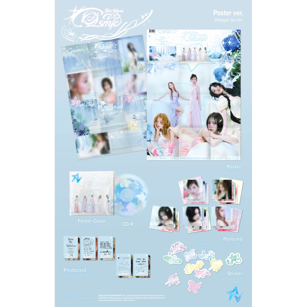 Red Velvet Cosmic (Midnight Sun Poster Ver.) CD 367262