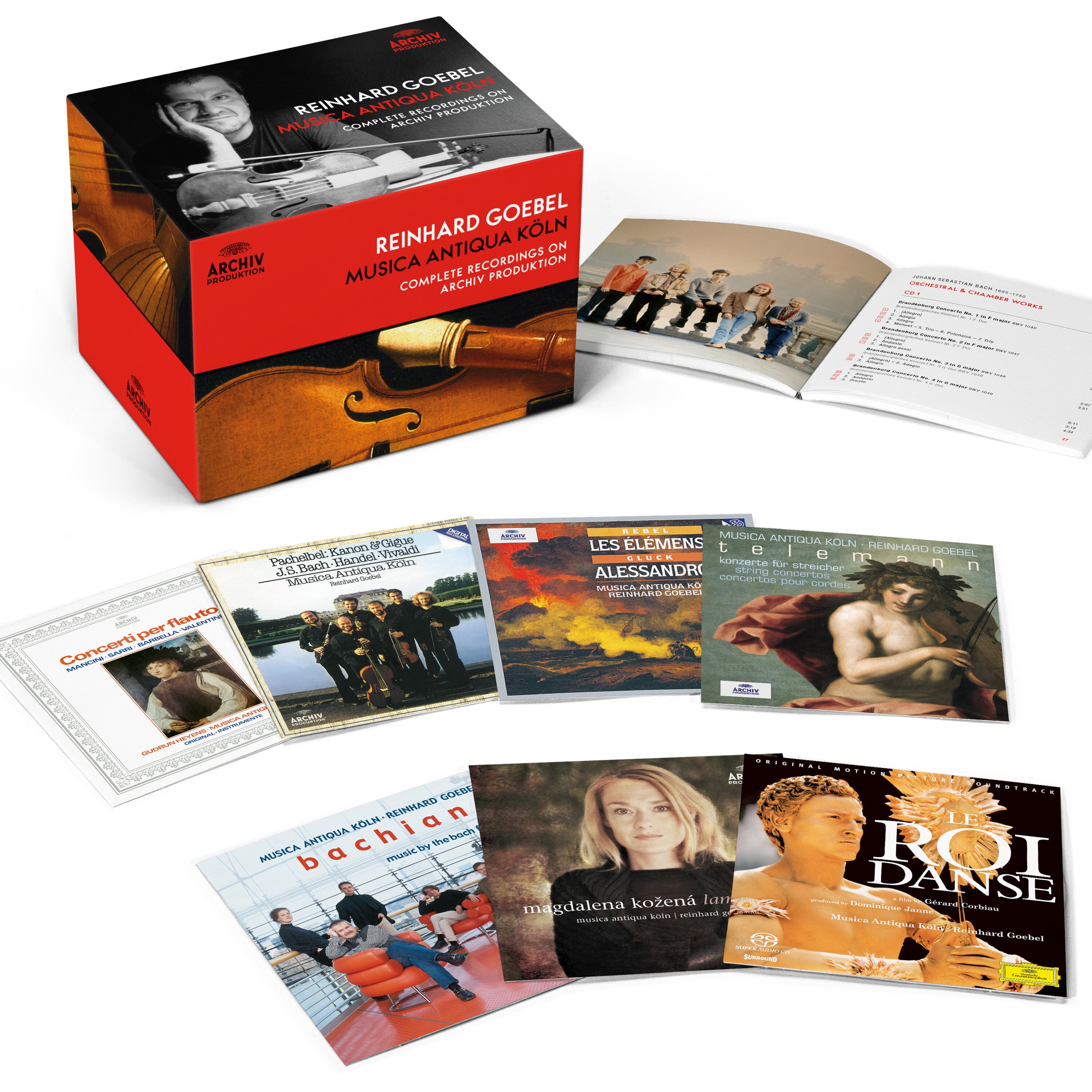 Reinhard Goebel Complete Recordings On Archive Produktion Boxset + Signierte Art Card 390457