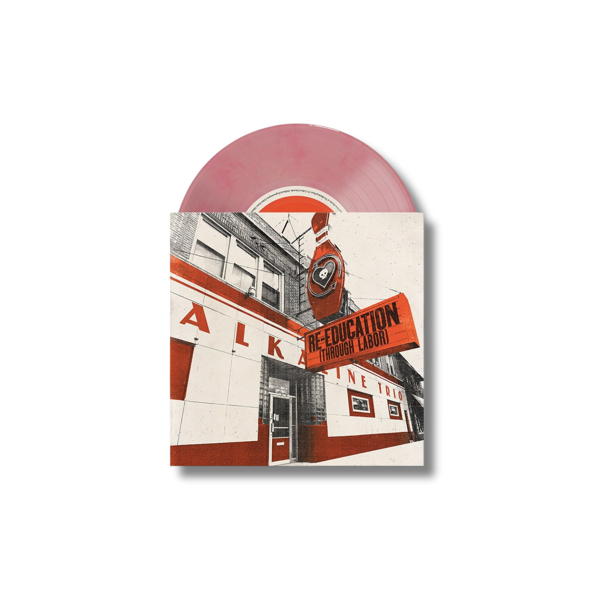 Rise Against & Alkaline Trio Private Eye / Re-Education (Through Labor) Blossom Colour Vinyl 7” Single 460147