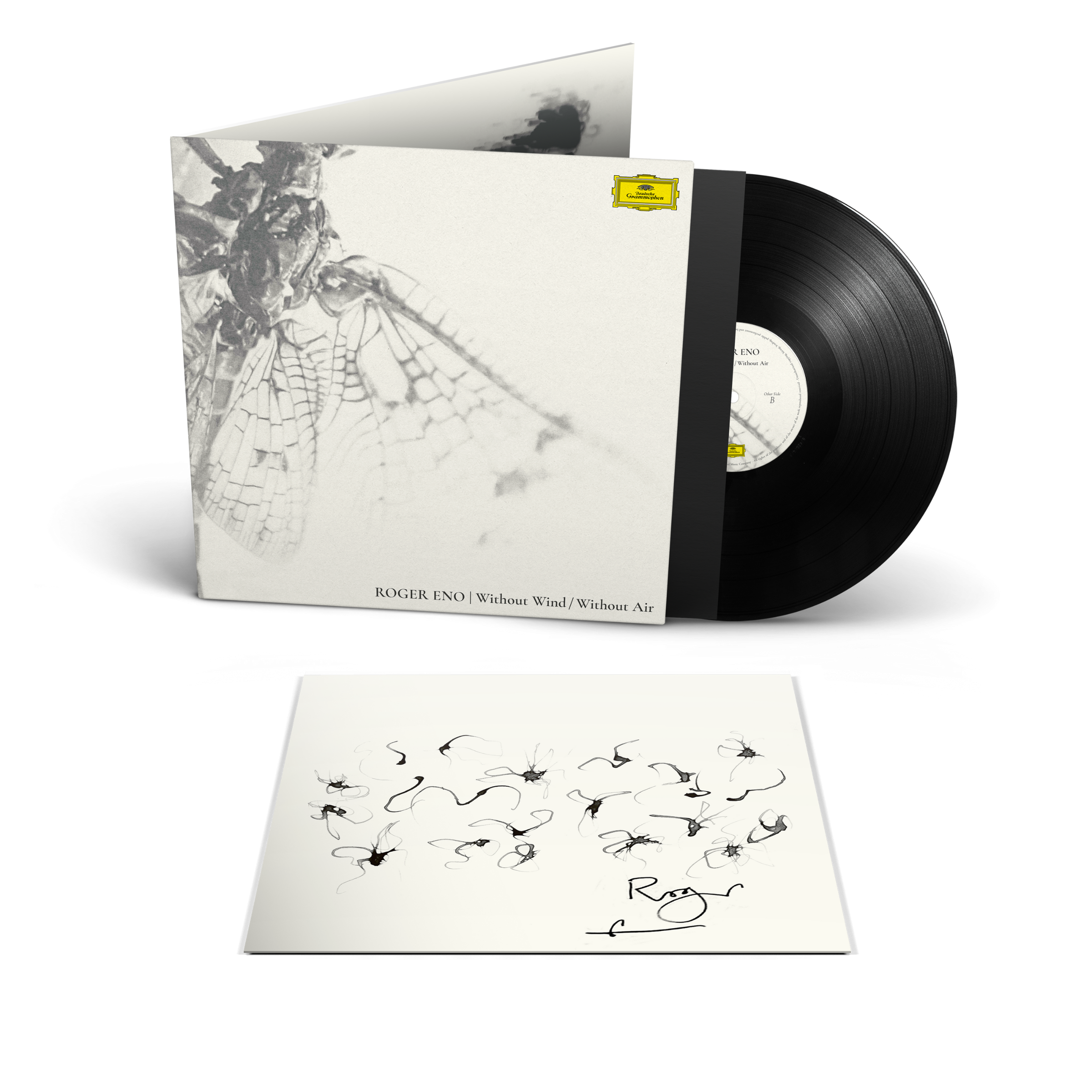 Roger Eno Without Wind, Without Air LP + Signed Artcard 420268