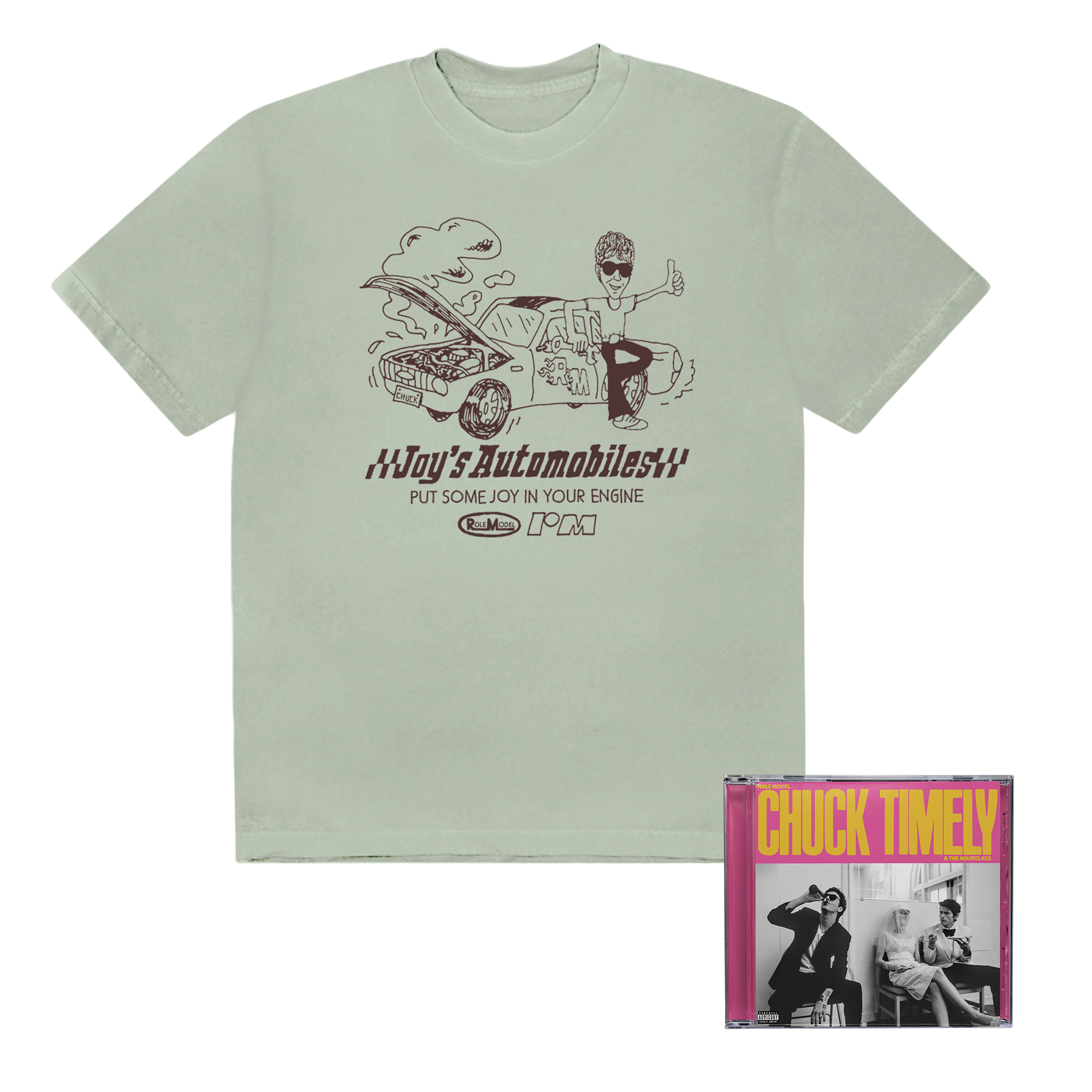 Role Model Chuck Timely & the Hourglass CD + T-Shirt Bundle 448066