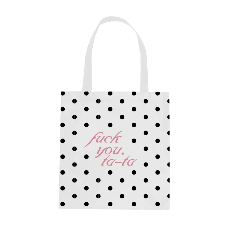 Sabrina Carpenter Forgive My French Polka Dot Tote Beutel 457995