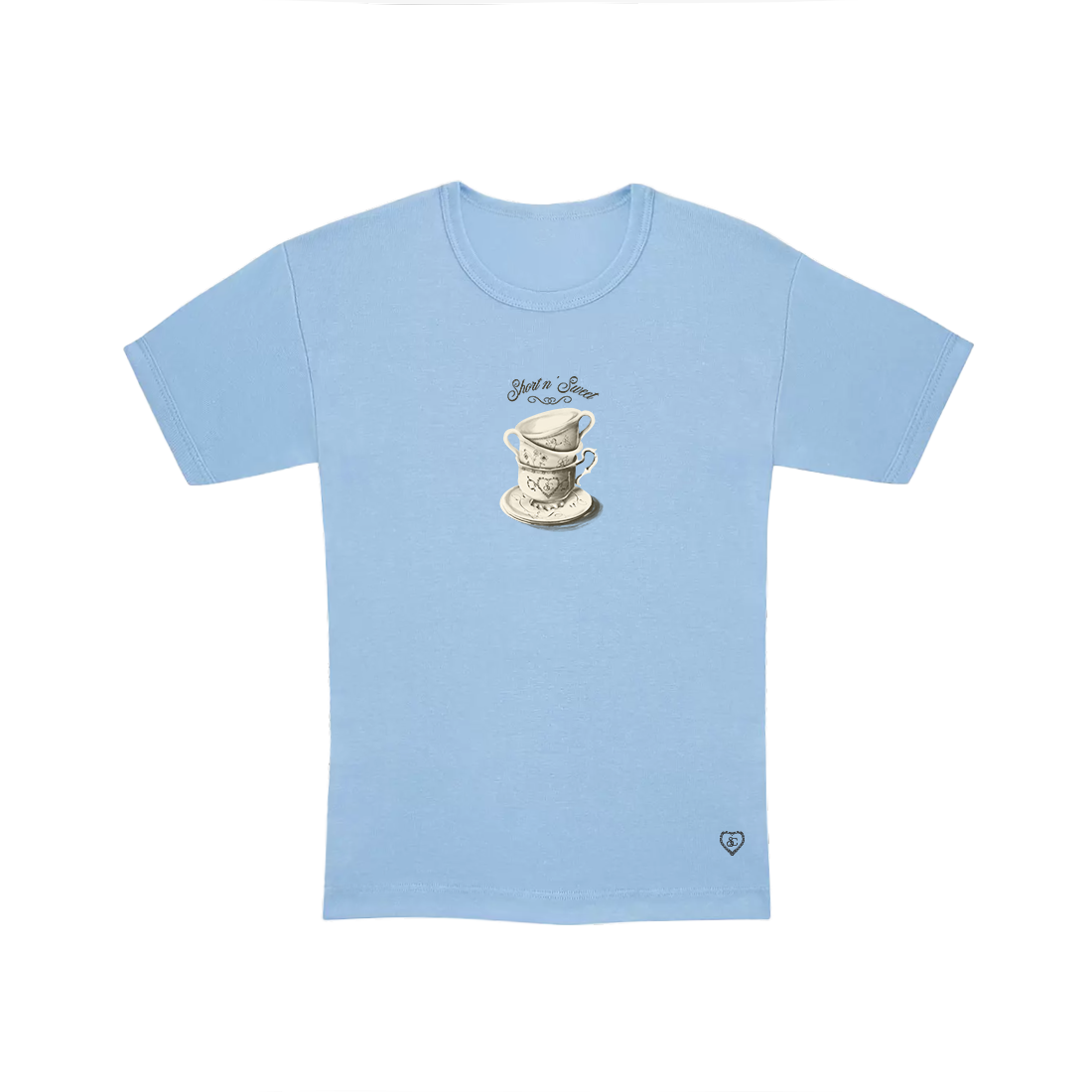 Sabrina Carpenter Short n' Sweet Mug Baby Tee Crop T-Shirt 373928