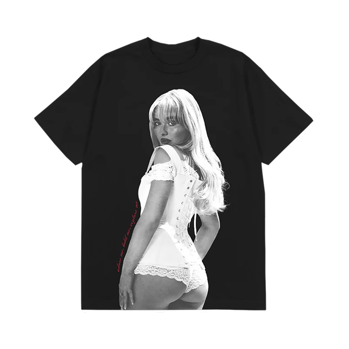 Sabrina Carpenter Short n' Sweet Tour Adore Me Tee T-Shirt 382073
