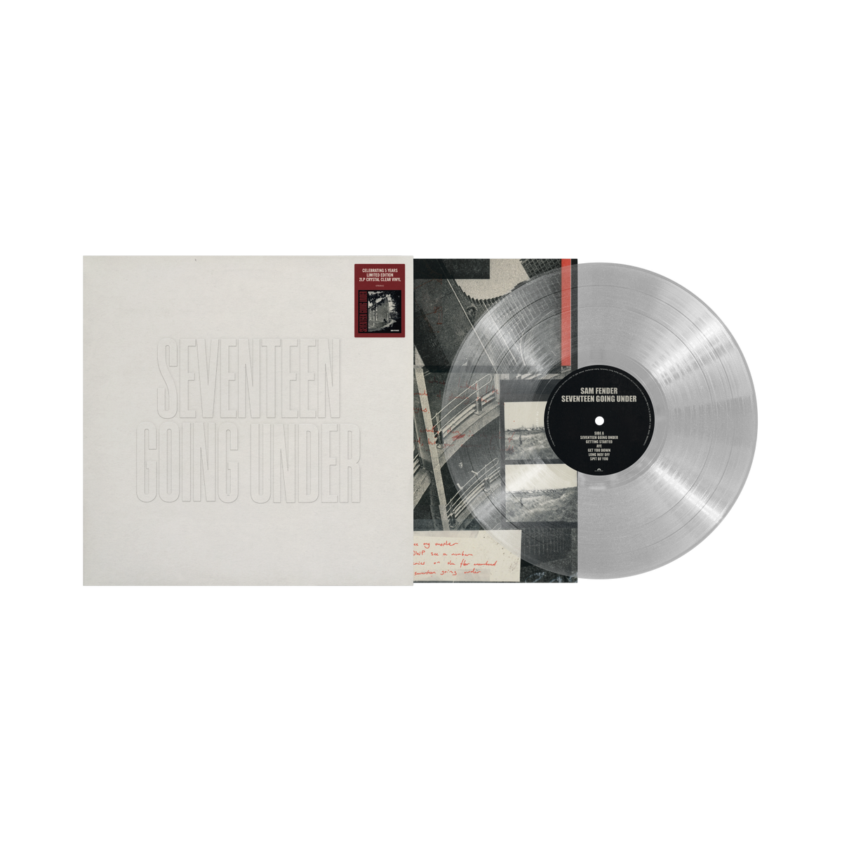 Sam Fender Seventeen Going Under - 5th Anniversary Edition 2LP Crystal Clear Vinyl 459405