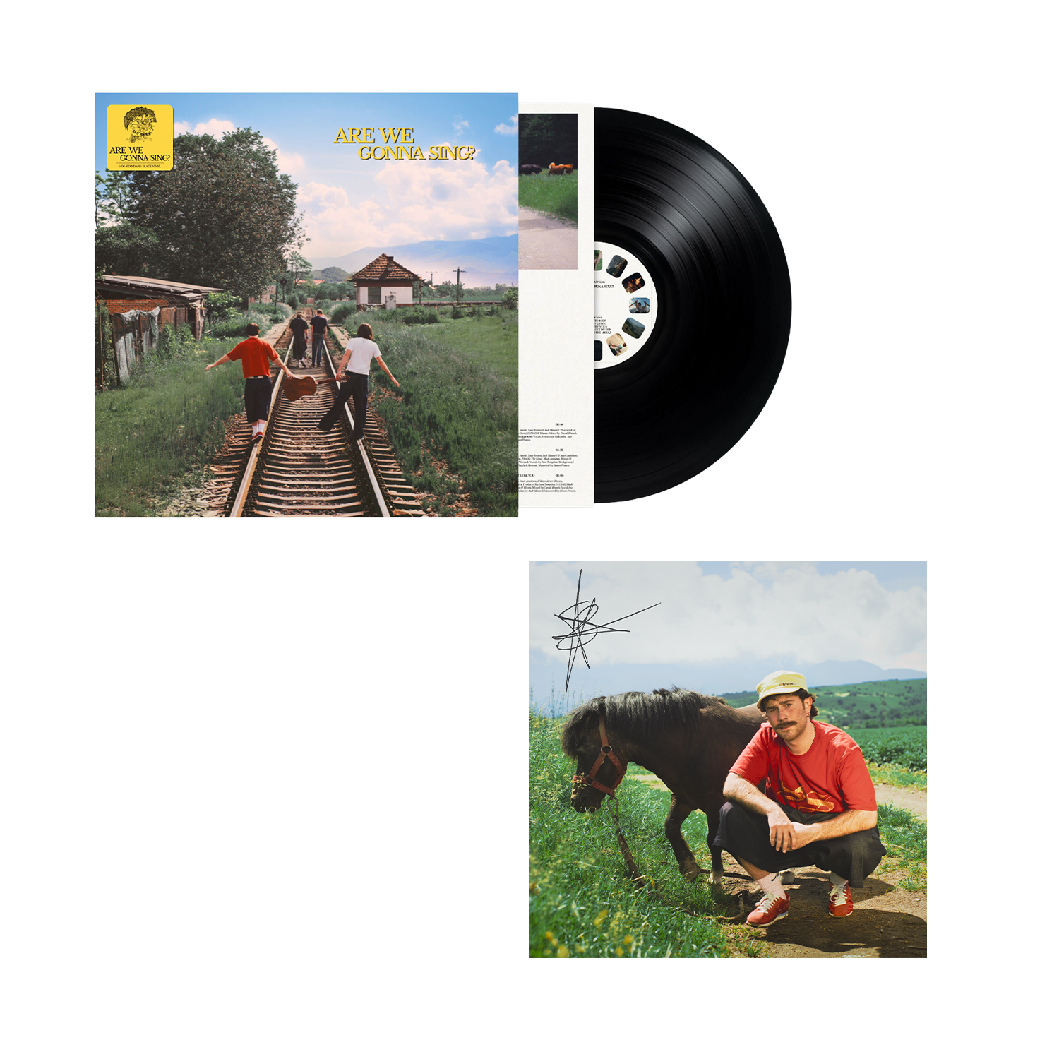 Sam Tompkins are we gonna sing? black lp + signed art card 453051