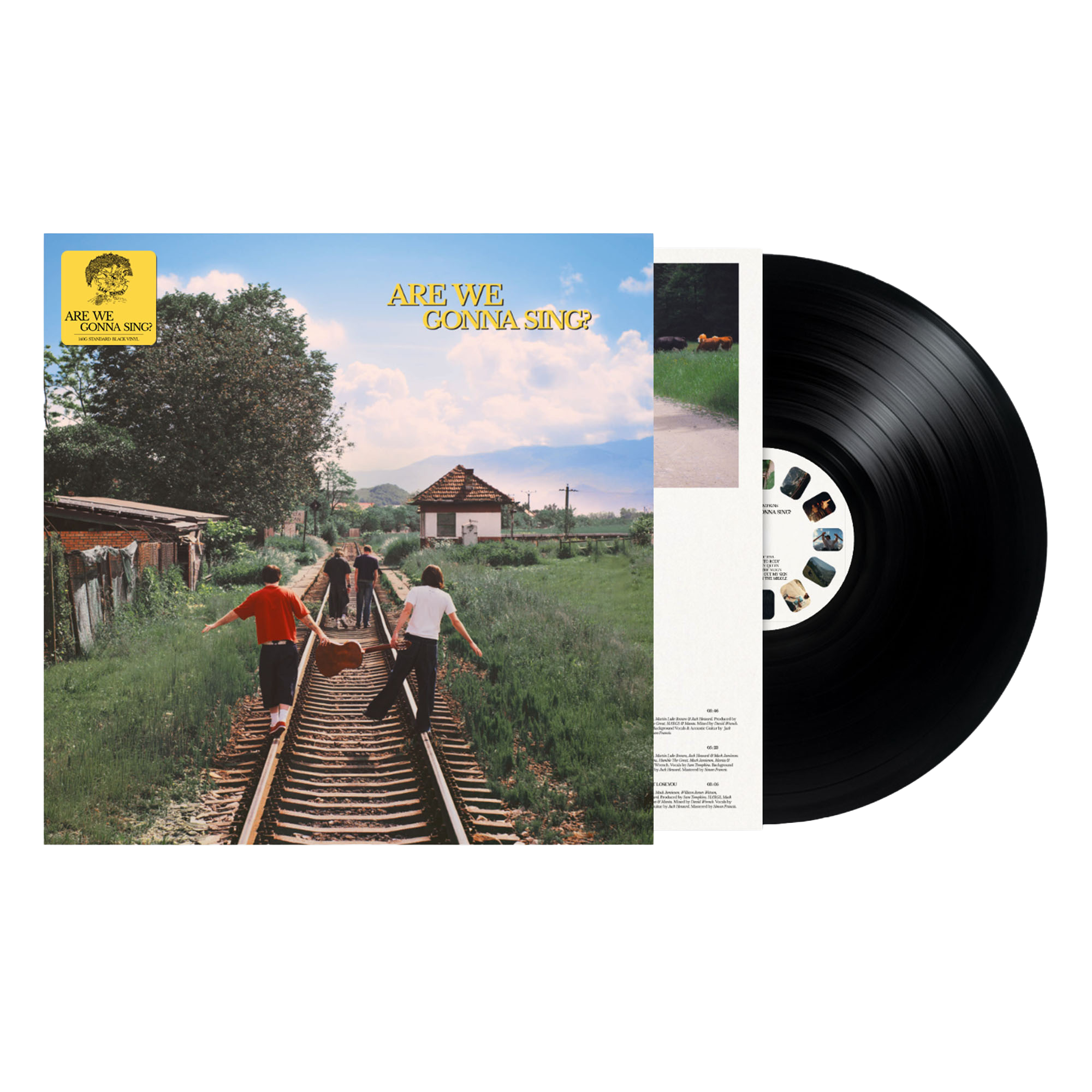 Sam Tompkins are we gonna sing? black lp + signed art card 453053