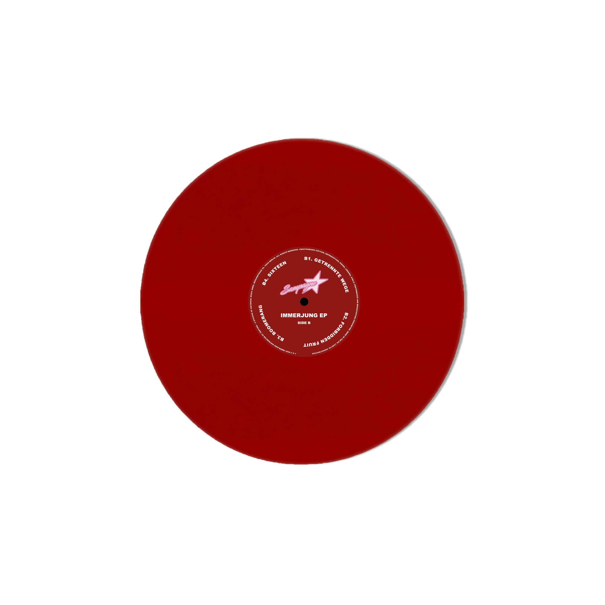 Sampagne immerjung EP Exclusive Limited Signed Coloured Vinyl 12" 403682