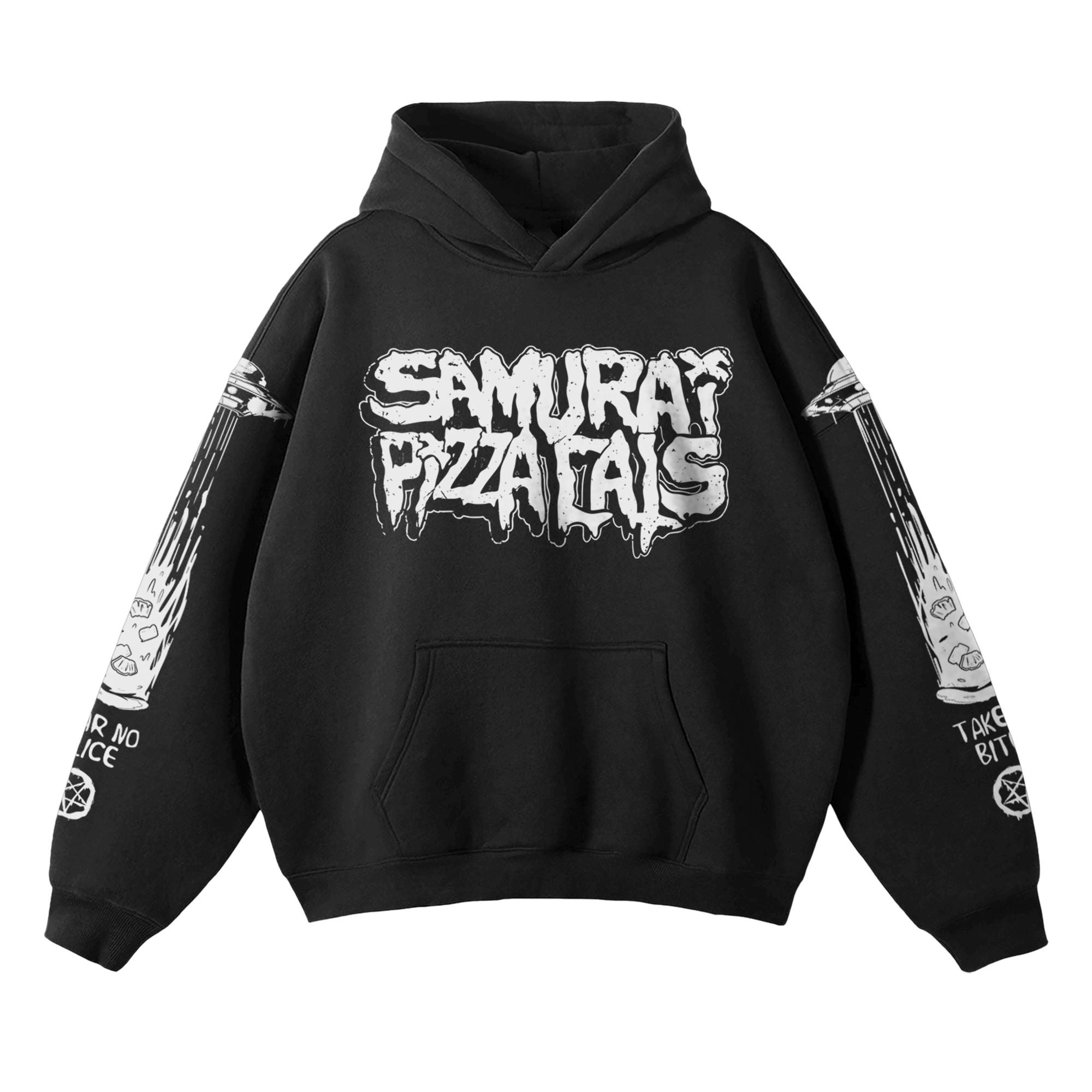 Samurai Pizza Cats Alien Slice Hoodies 417282