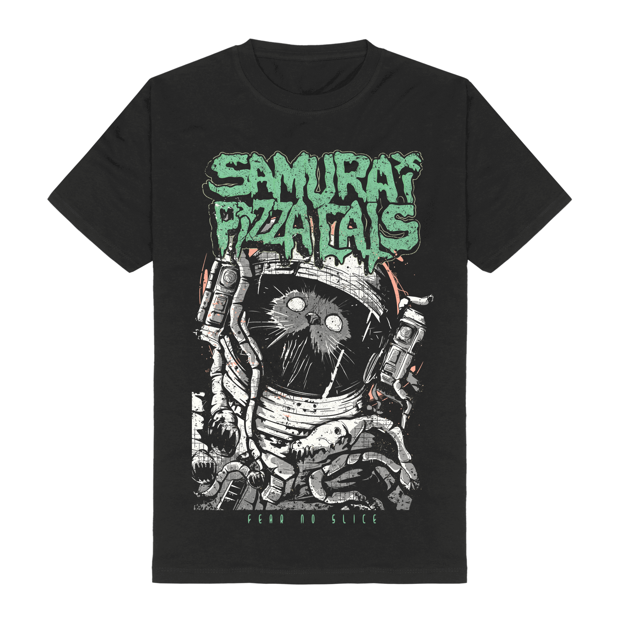 Samurai Pizza Cats Astronaut Cat T-Shirts 417286