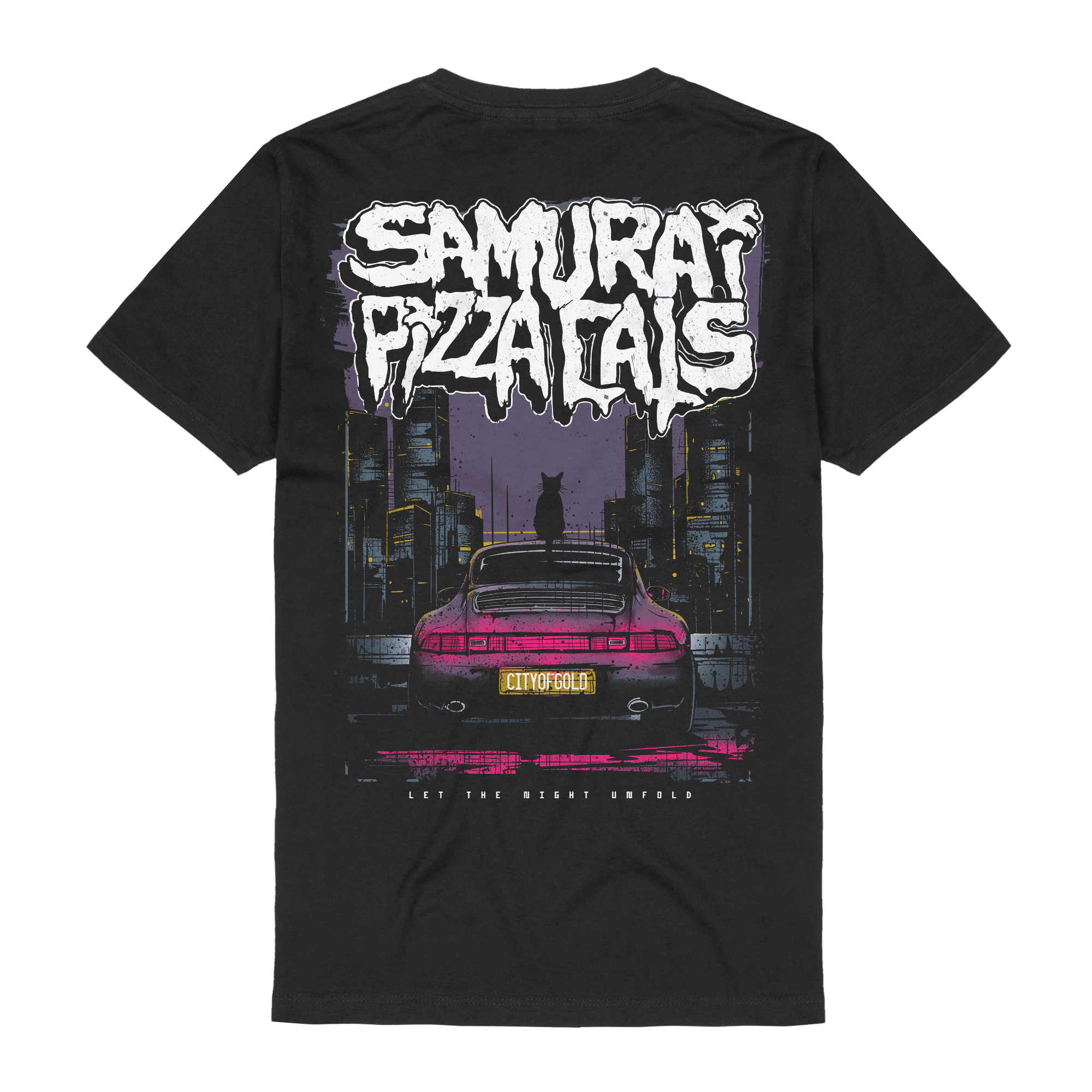 Samurai Pizza Cats City of Gold Cover T-Shirts 428198