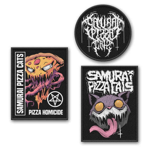 Samurai Pizza Cats - Halloween Patch Set (Accessoires)