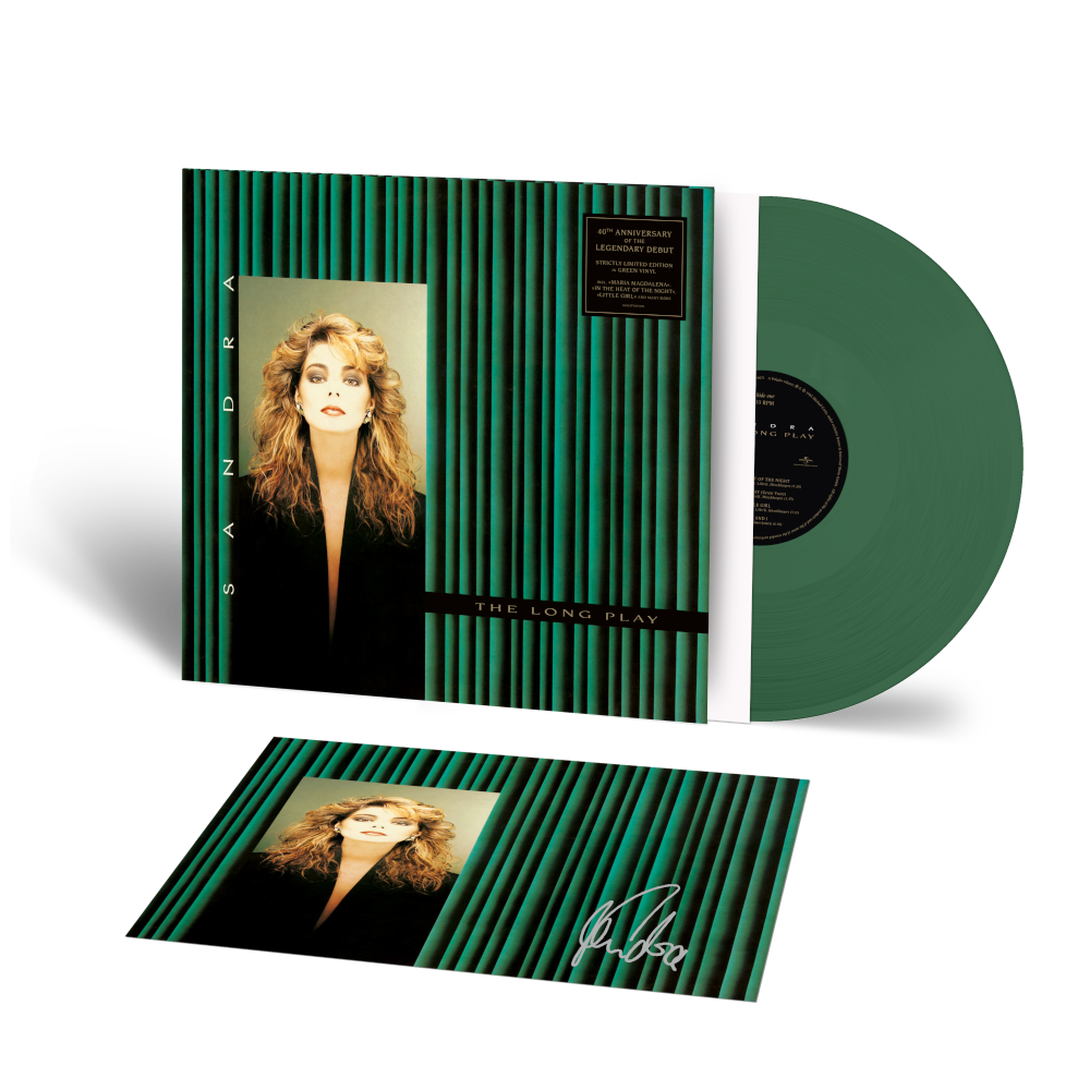 Sandra The Long Play (40th Anniversary) Limitierte Grüne Vinyl LP + Signierte Art Card 460709