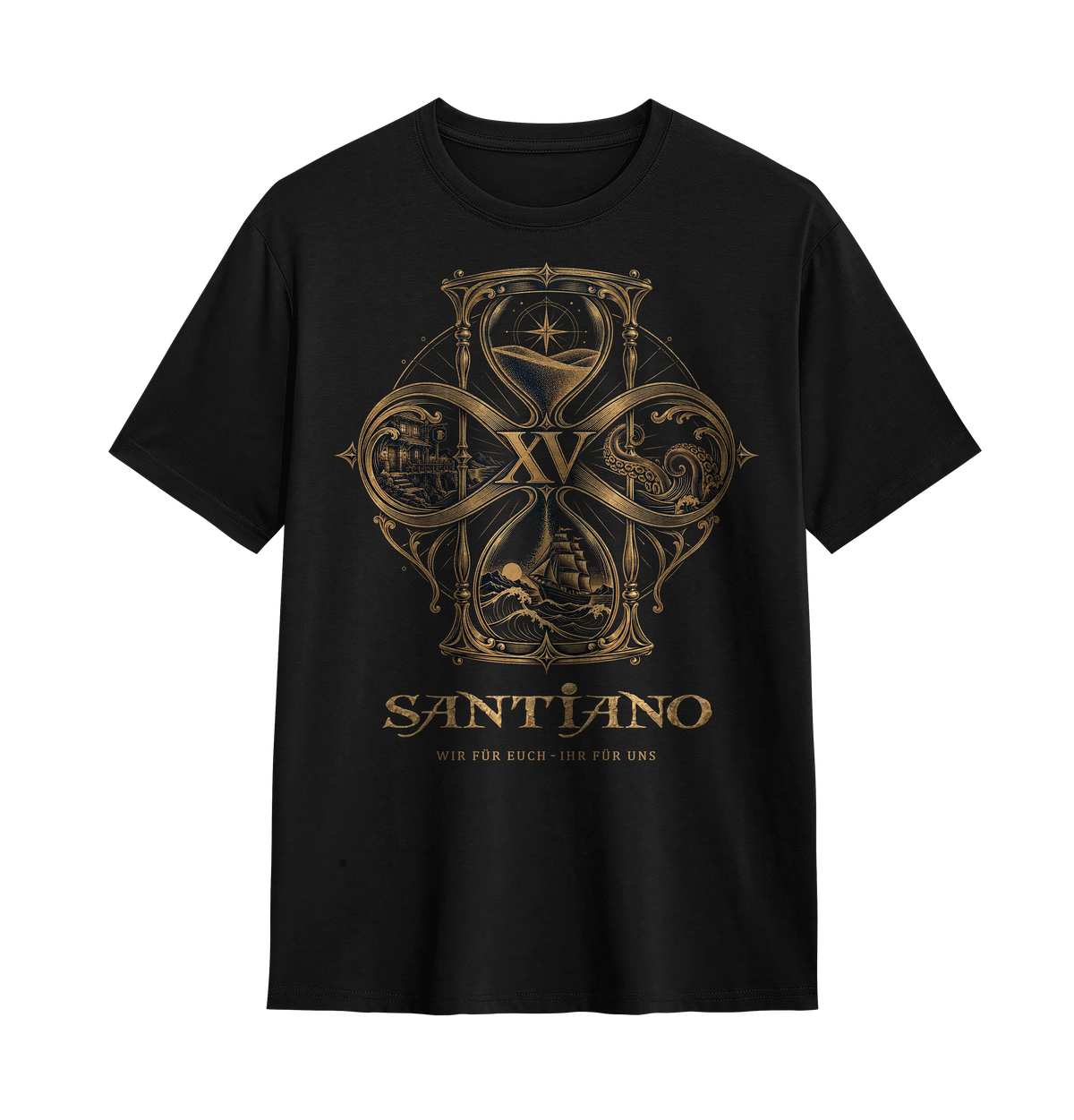 Santiano 15 Jahre Santiano: Wir für euch, ihr für uns“ Deluxe 2CD + T-Shirt Bundle 463309