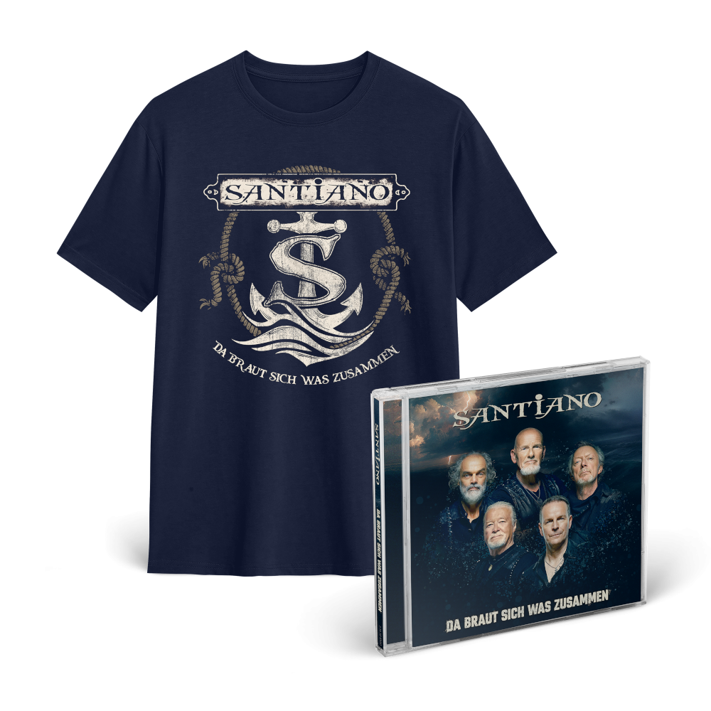 Santiano Da Braut Sich Was Zusammen Jewel Case CD + Exklusives T-Shirt 418114