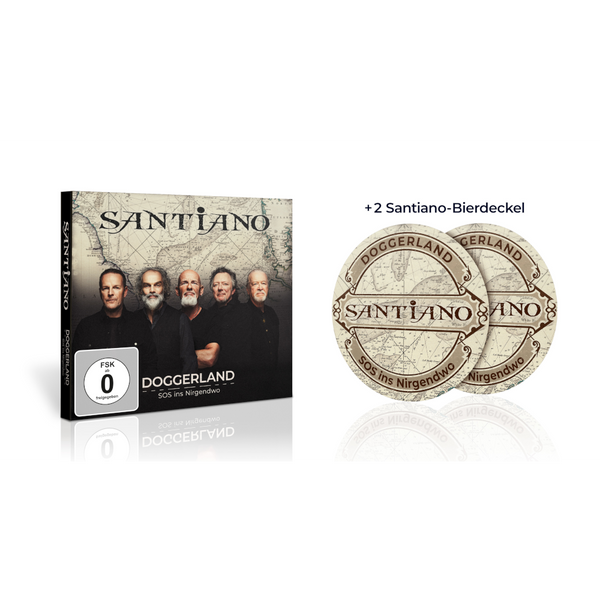 Santiano - Doggerland - SOS Ins Nirgendwo (Deluxe CD+DVD+BLURAY + 2 Bierdeckel)