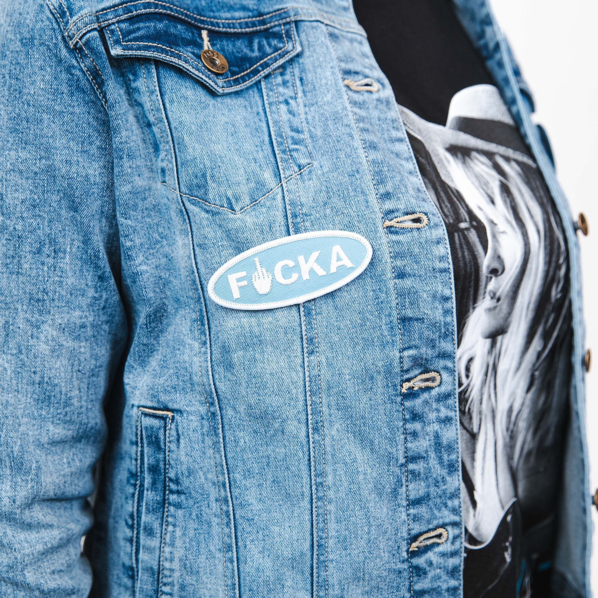 Sarah Connor FREIGEISTIN Deluxe CD + Fanpass + Jeansjacke + Patchset 409193