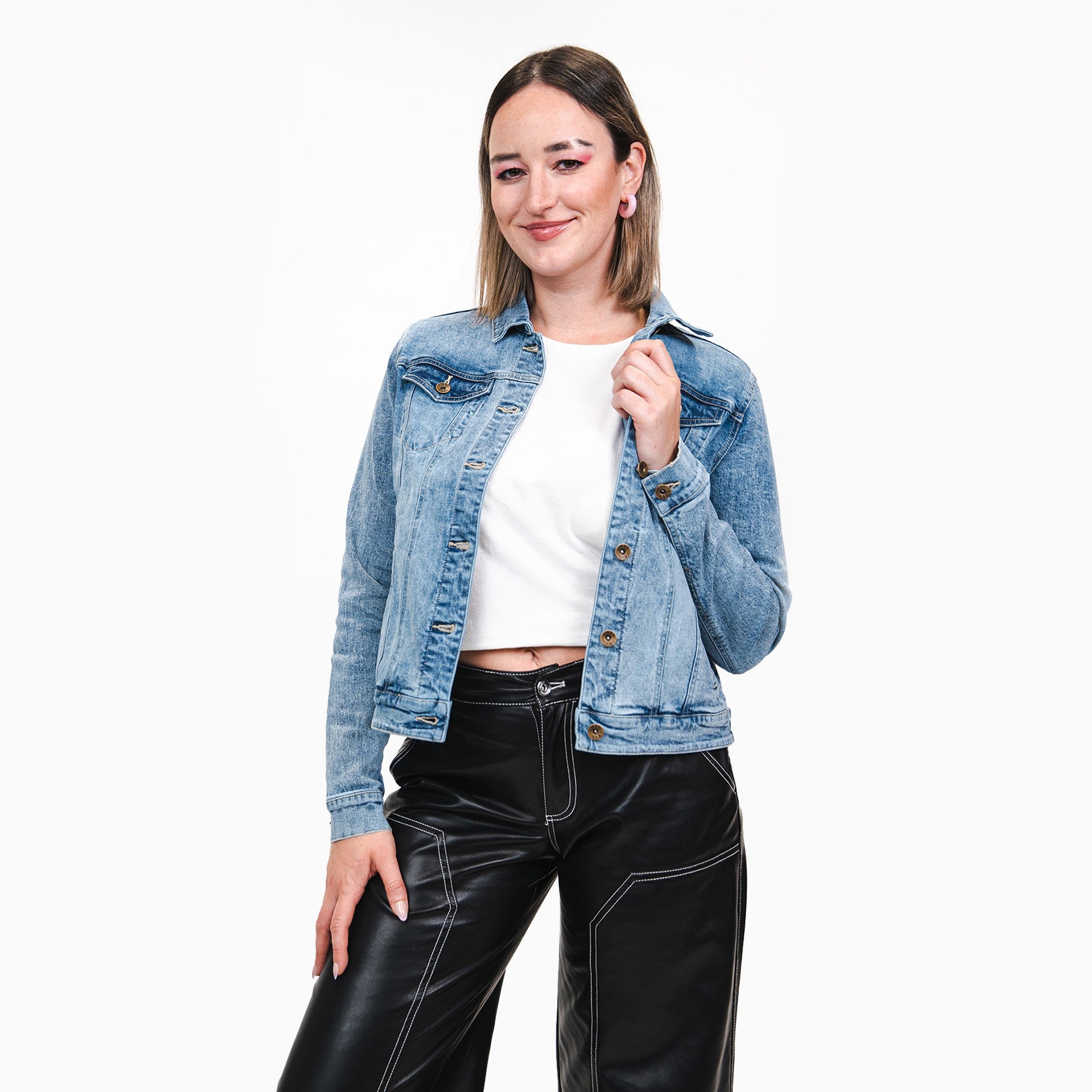 Sarah Connor FREIGEISTIN Deluxe CD + Fanpass + Jeansjacke + Patchset 409203