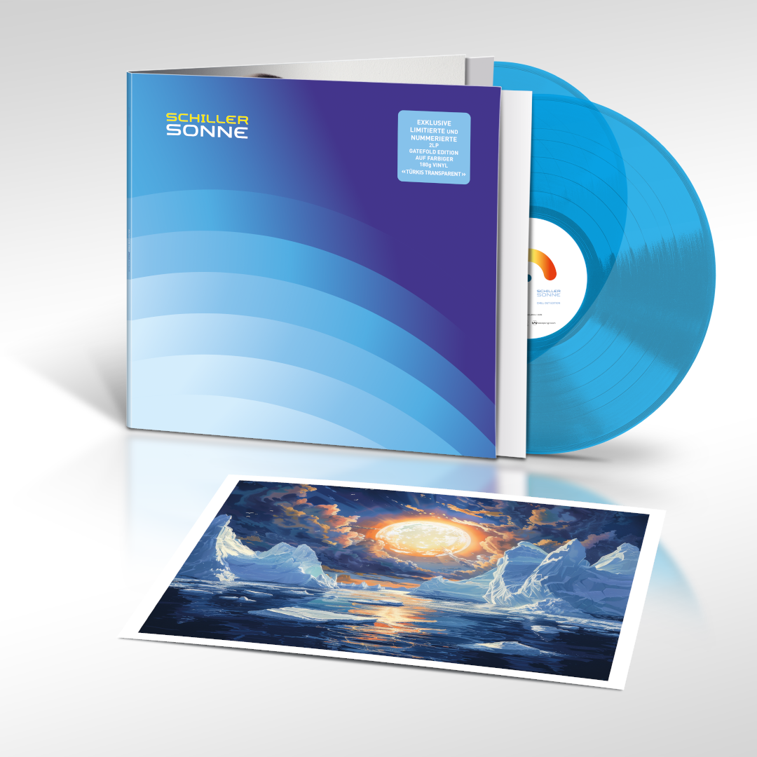Schiller Sonne Limitierte Nummerierte Türkis 2LP + Signierter Artprint  367250