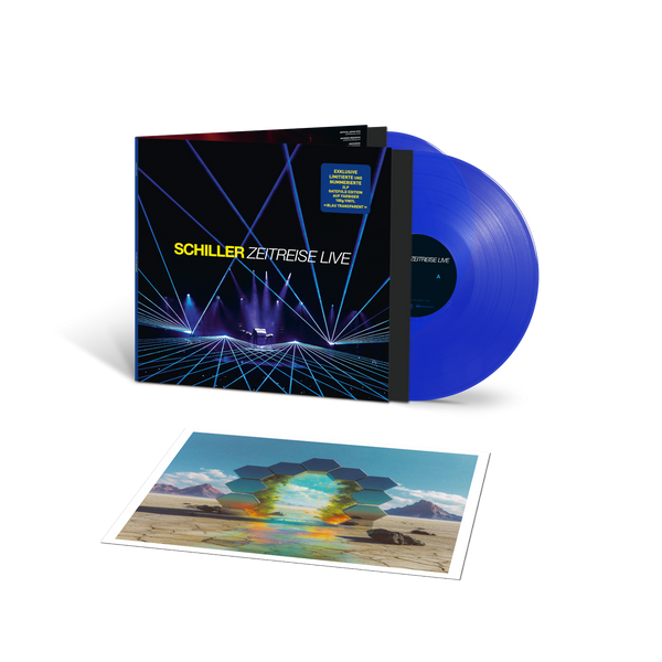 Schiller - Zeitreise - Live (Limitierte Blau Transparente Vinyl 2LP + Signierter Artprint)