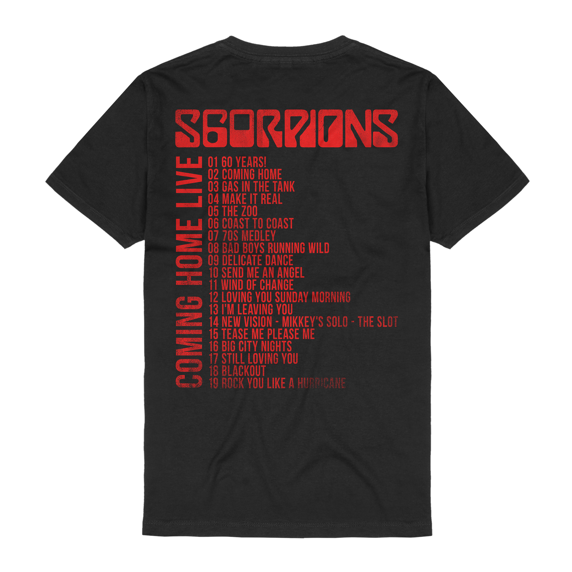 Scorpions Coming Home Live Collage T-Shirts 424516