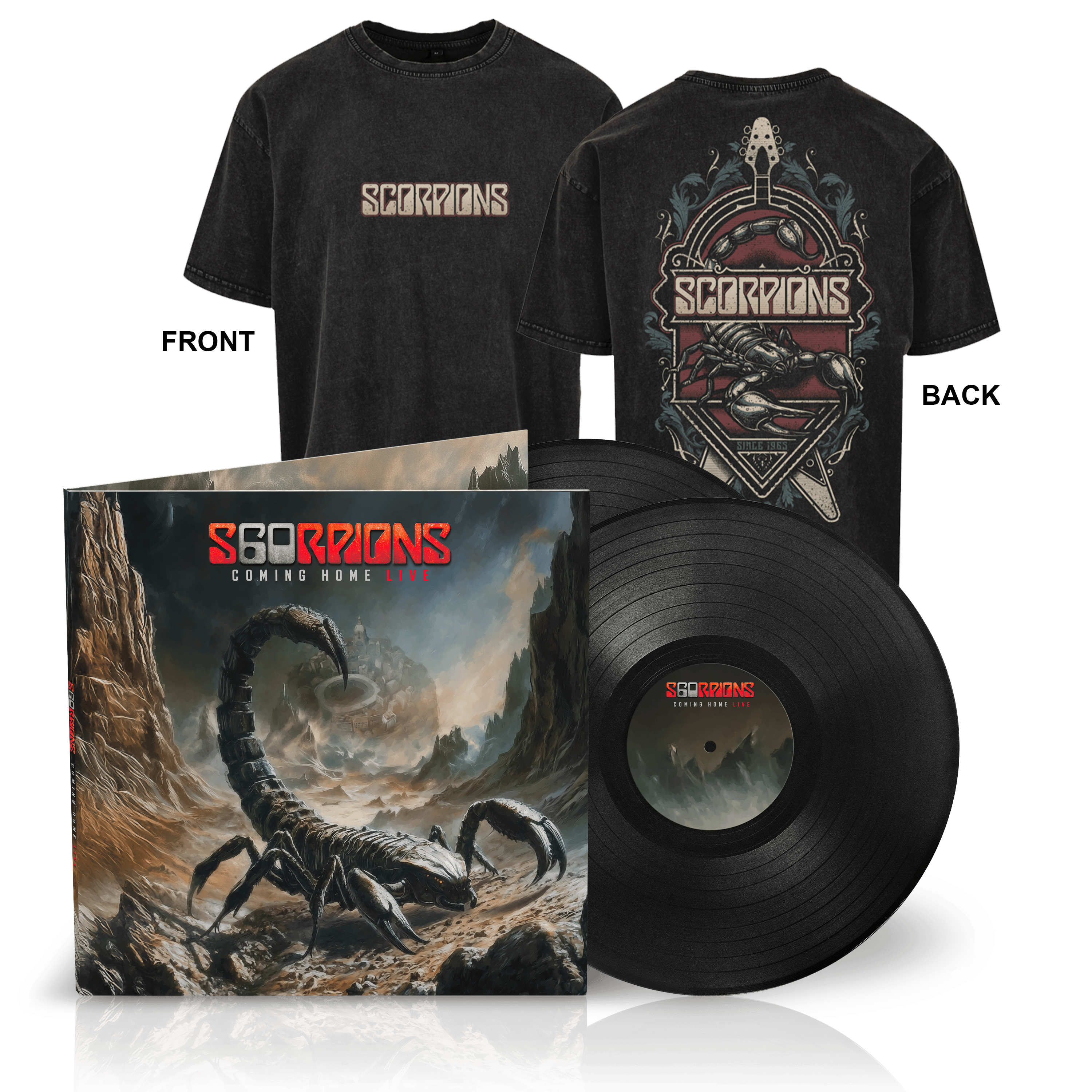 Scorpions Coming Home Live 2LP + T-Shirt 431589