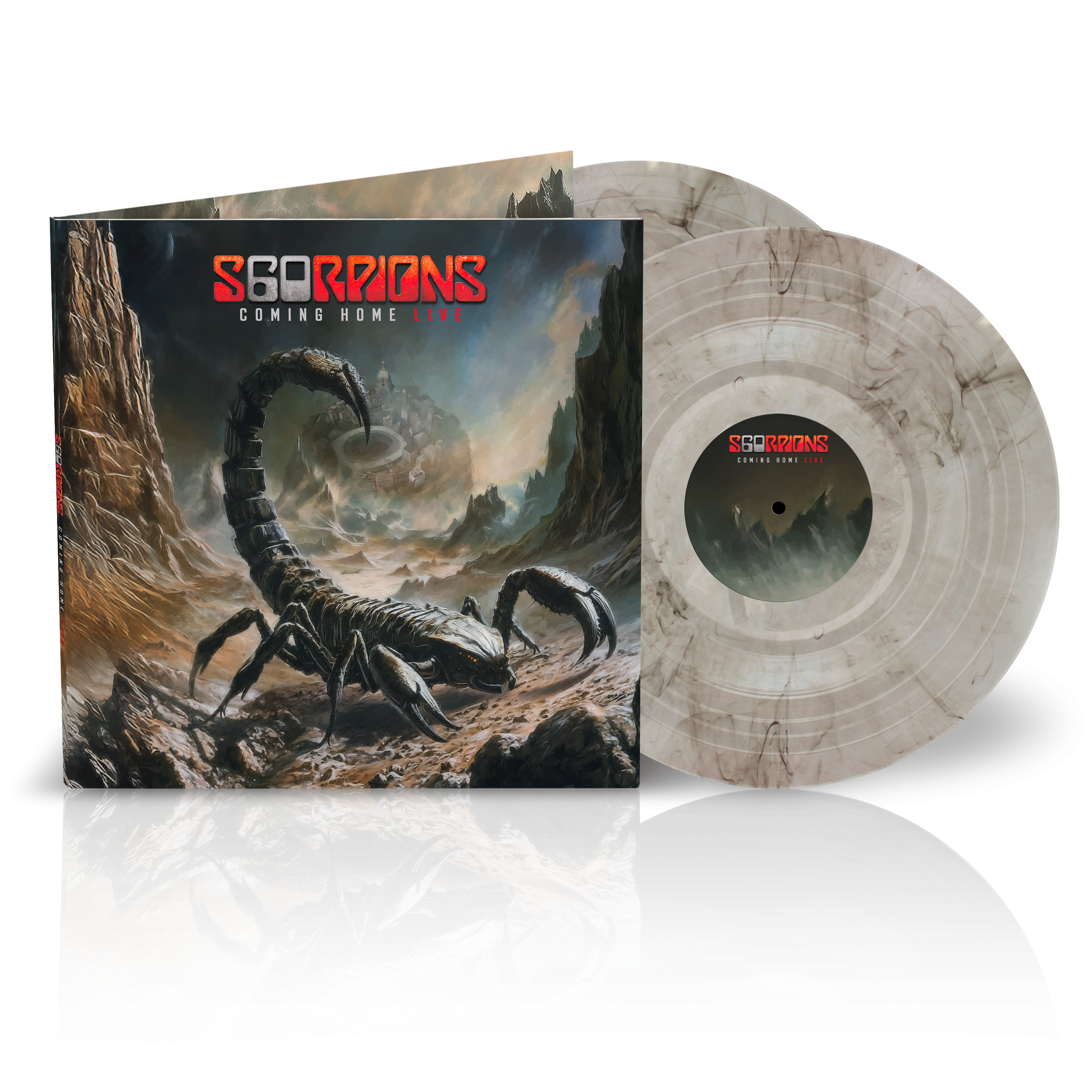 Scorpions Coming Home Live Ltd. 2LP coloured + Sammelfigur 415684