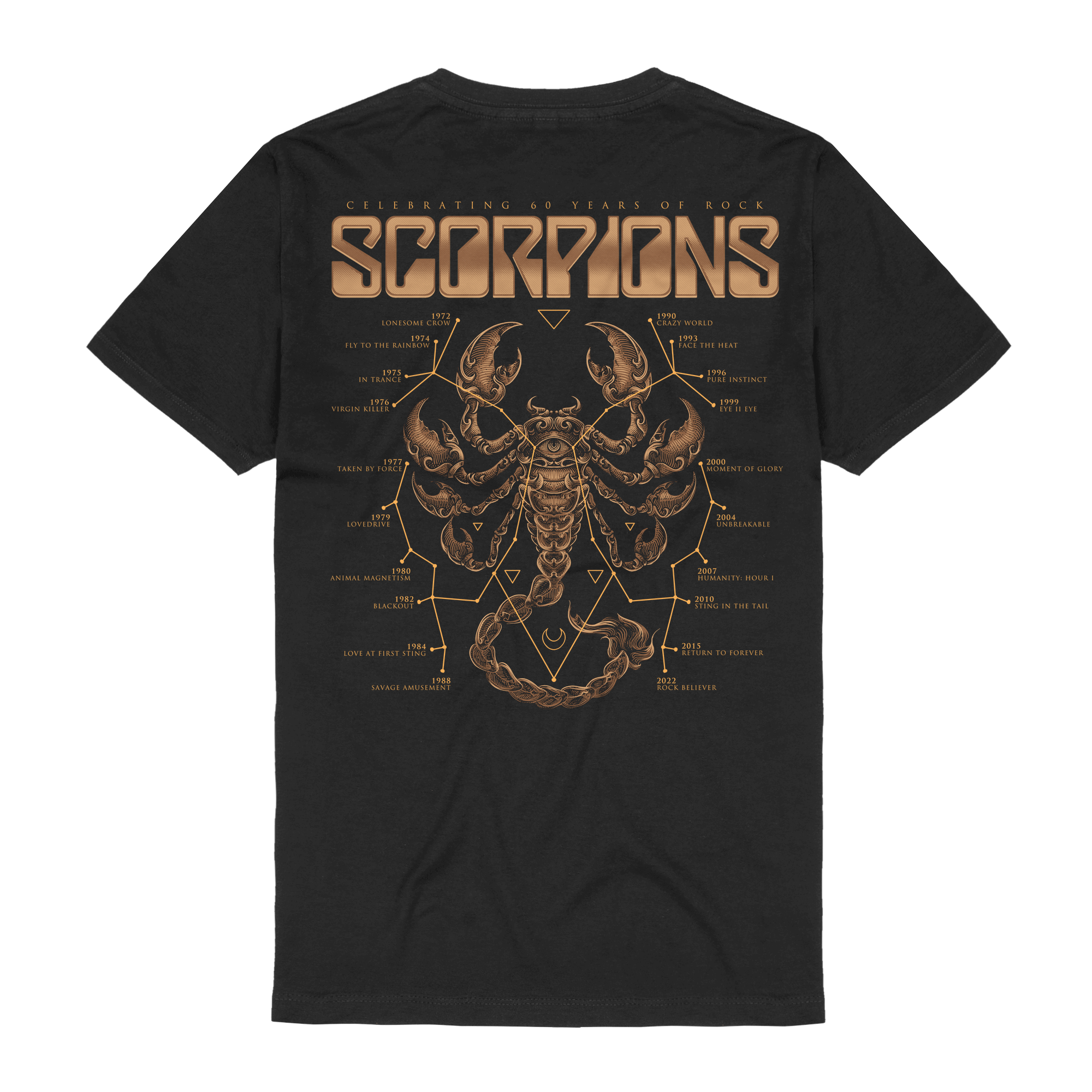 Scorpions Discography T-Shirt 410373