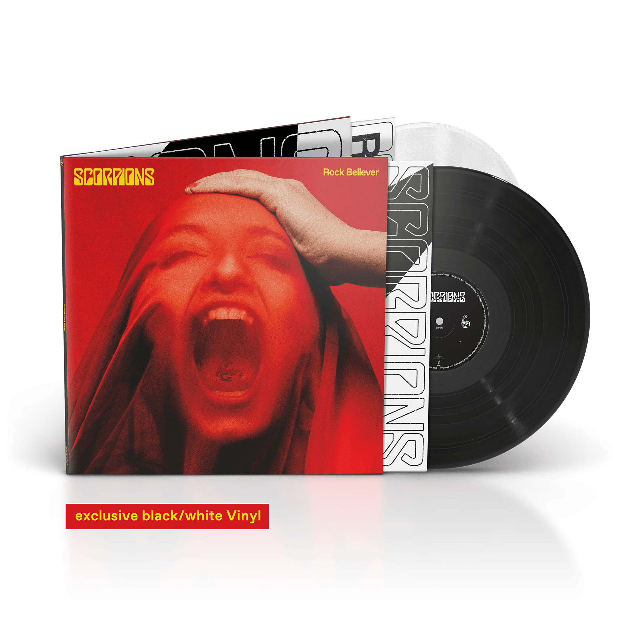 Scorpions Rock Believer Ltd. Deluxe 2LP schwarz / weiß 168513